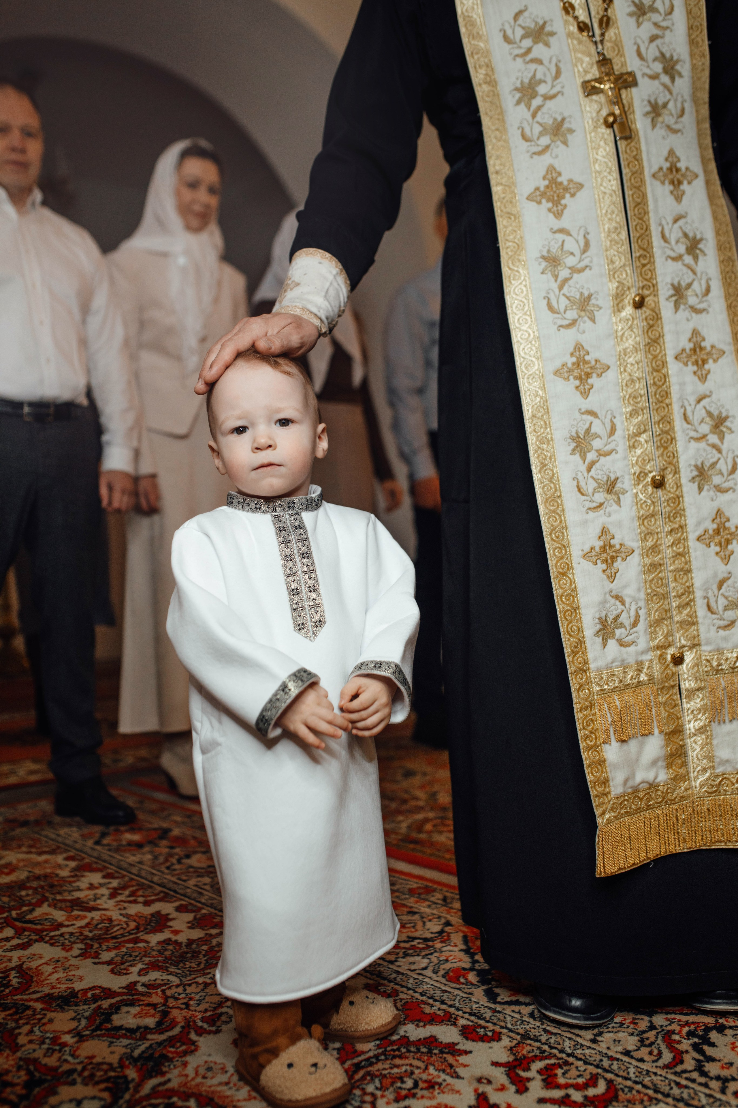 Крещение Лёвы, храм Вознесения Господня, 08.02.2025