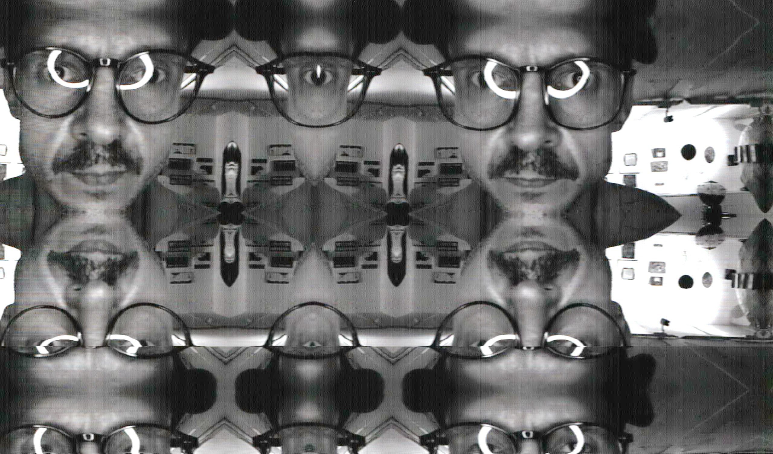 Fluxus Selfie Machine. Roman Hodirev is an esoteriologist, multidisciplinary artist, photographer and musician. Saint Petersburg, Riga