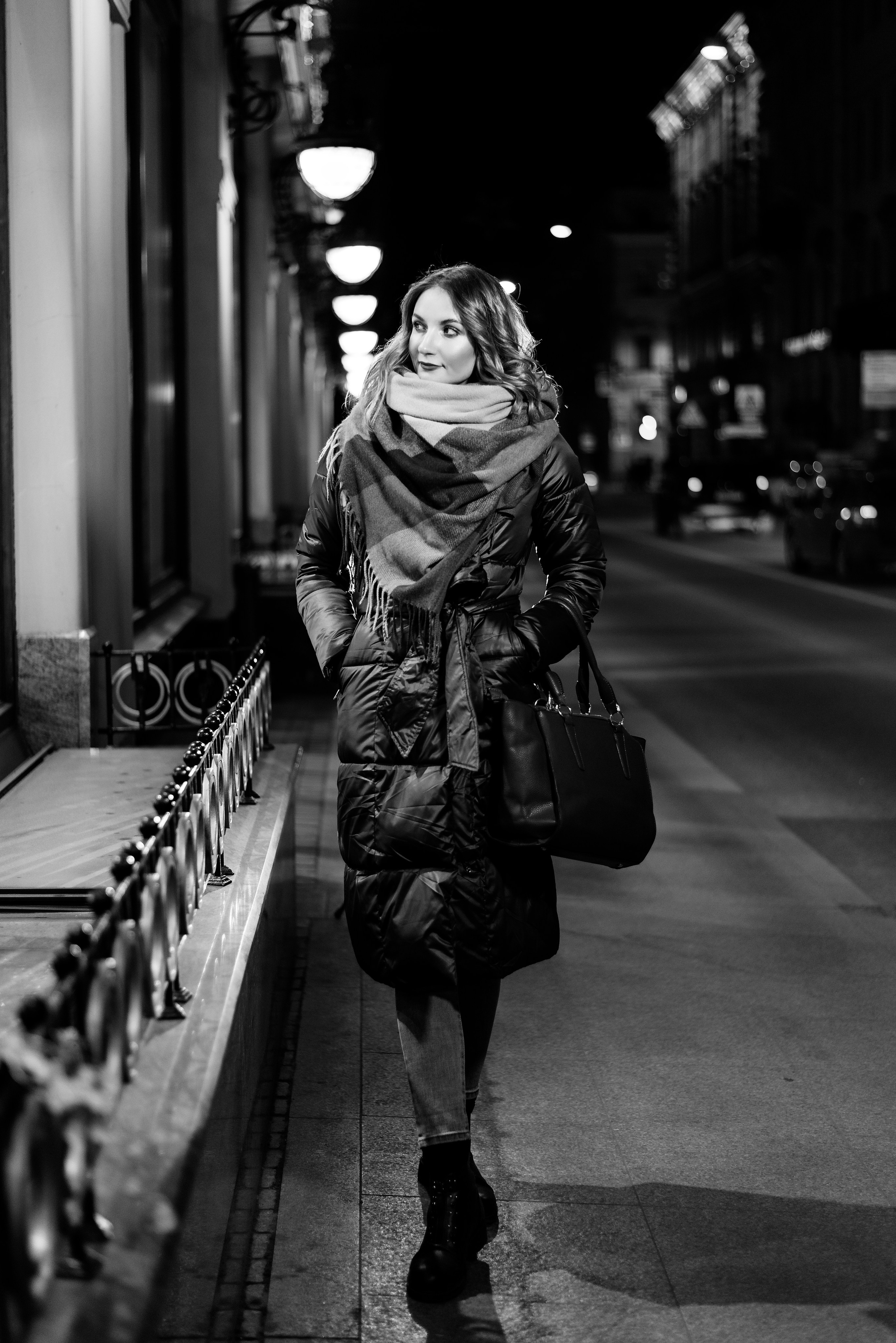 Фотопрогулка по ночному городу для Анастасии. Свадебный и семейный фотограф в Санкт-Петербурге Олеся Еремеева