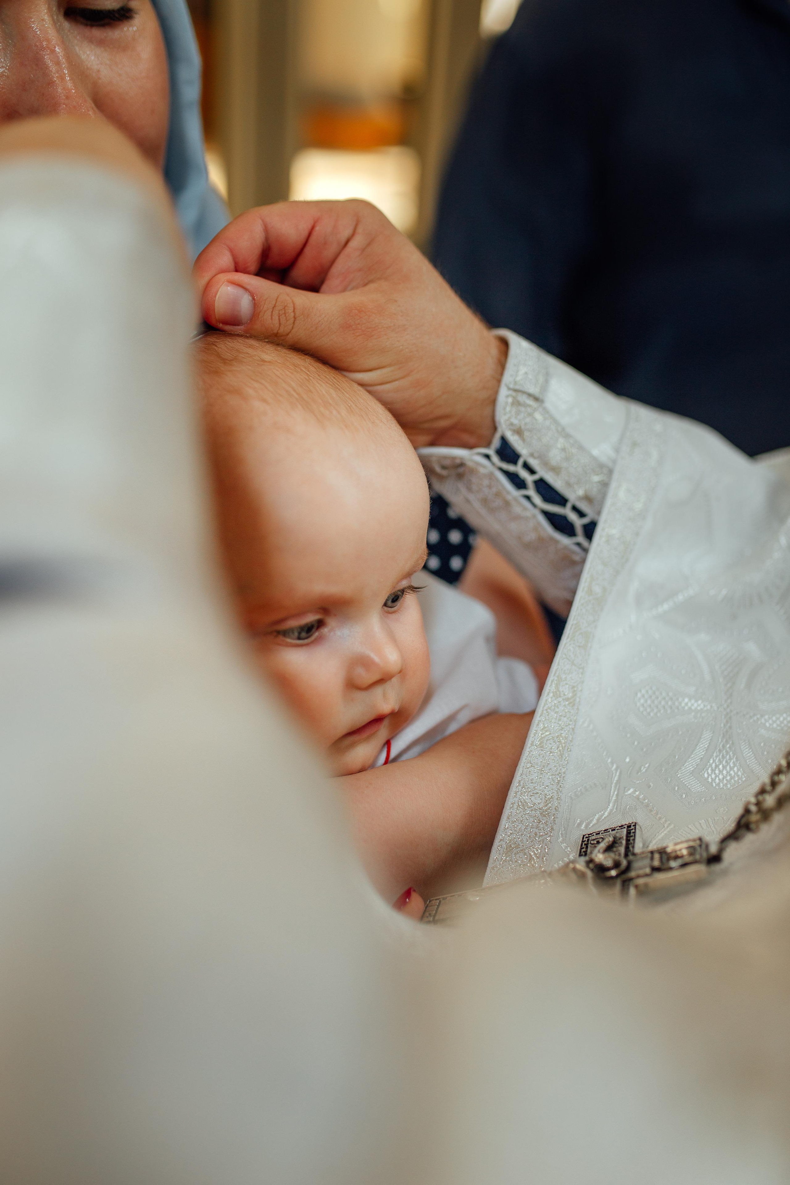 Таинство крещения Арины, храм Иова Многострадального 3 июля 2022 года