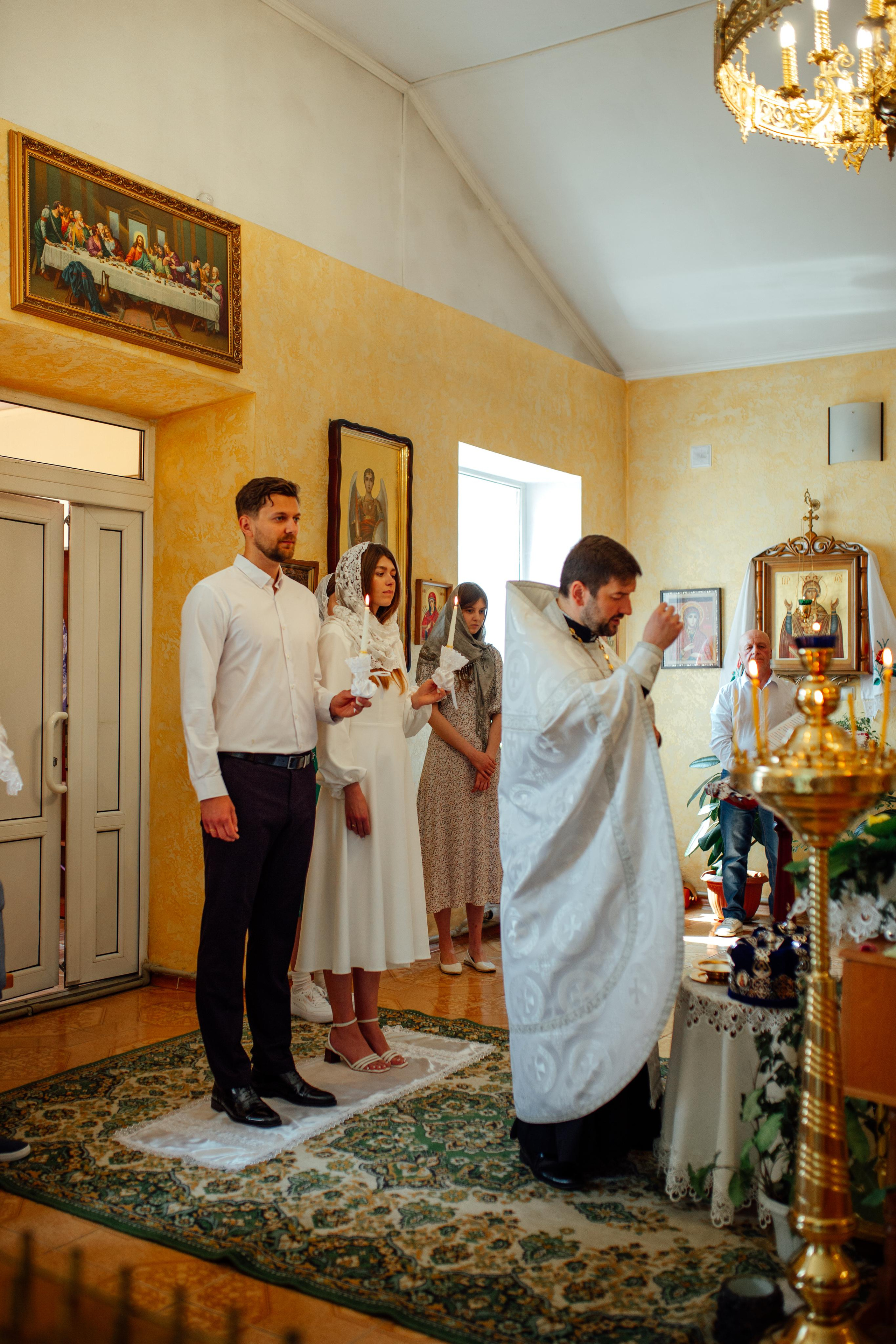 Крещение+Венчание, храм Матроны Московской, пос. Первомайский, Лидский р-н