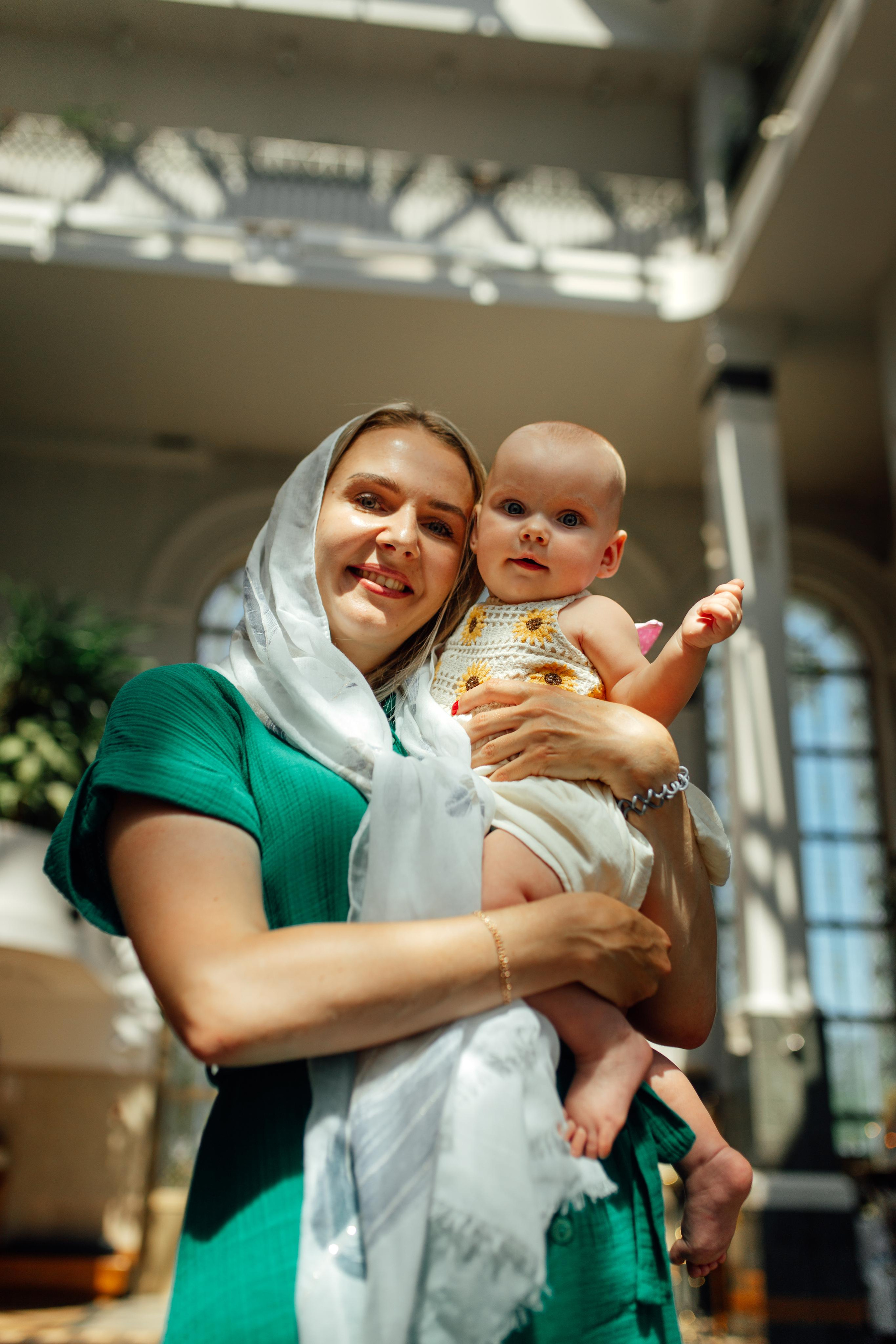 Таинство крещения Арины, храм Иова Многострадального 3 июля 2022 года