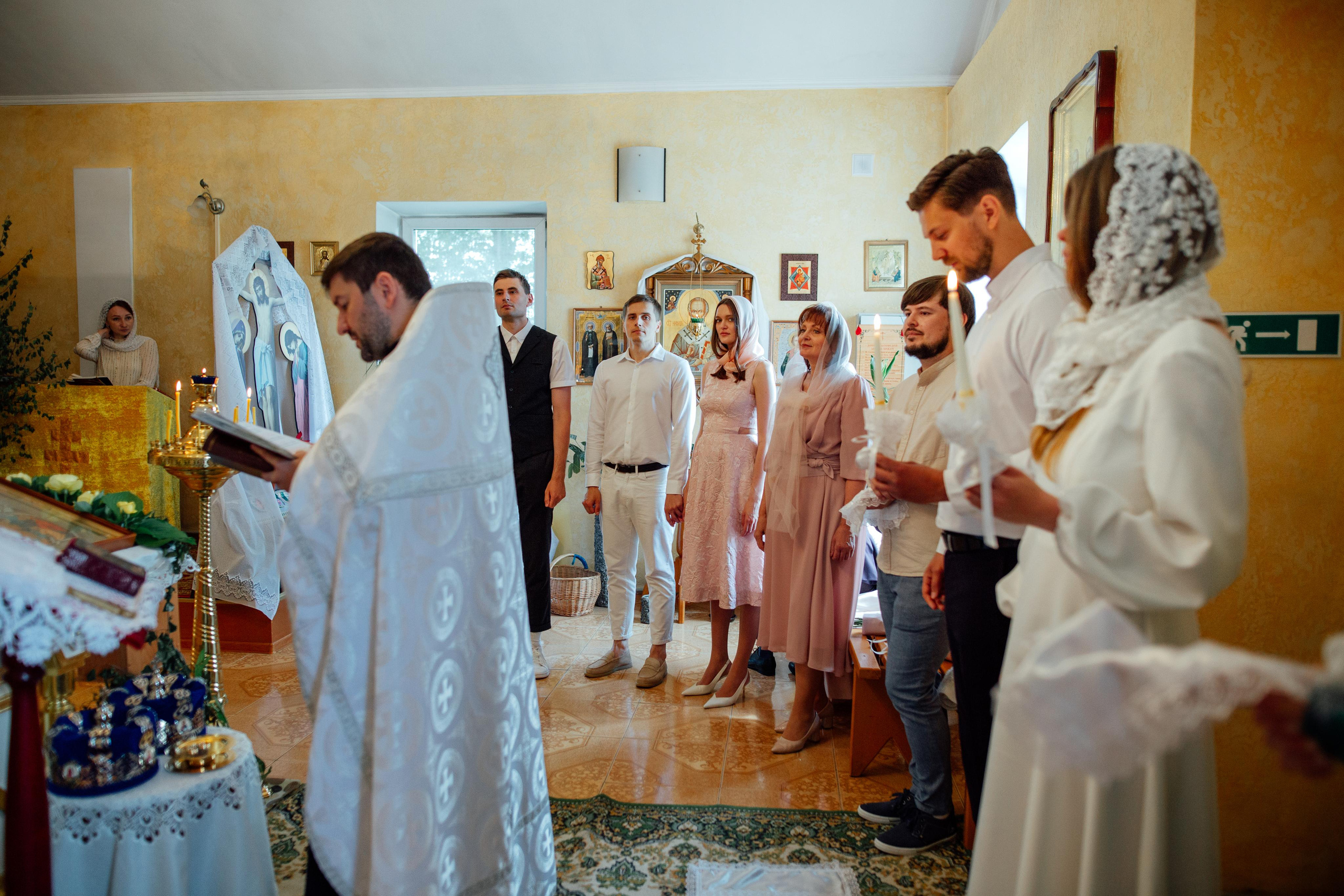 Крещение+Венчание, храм Матроны Московской, пос. Первомайский, Лидский р-н