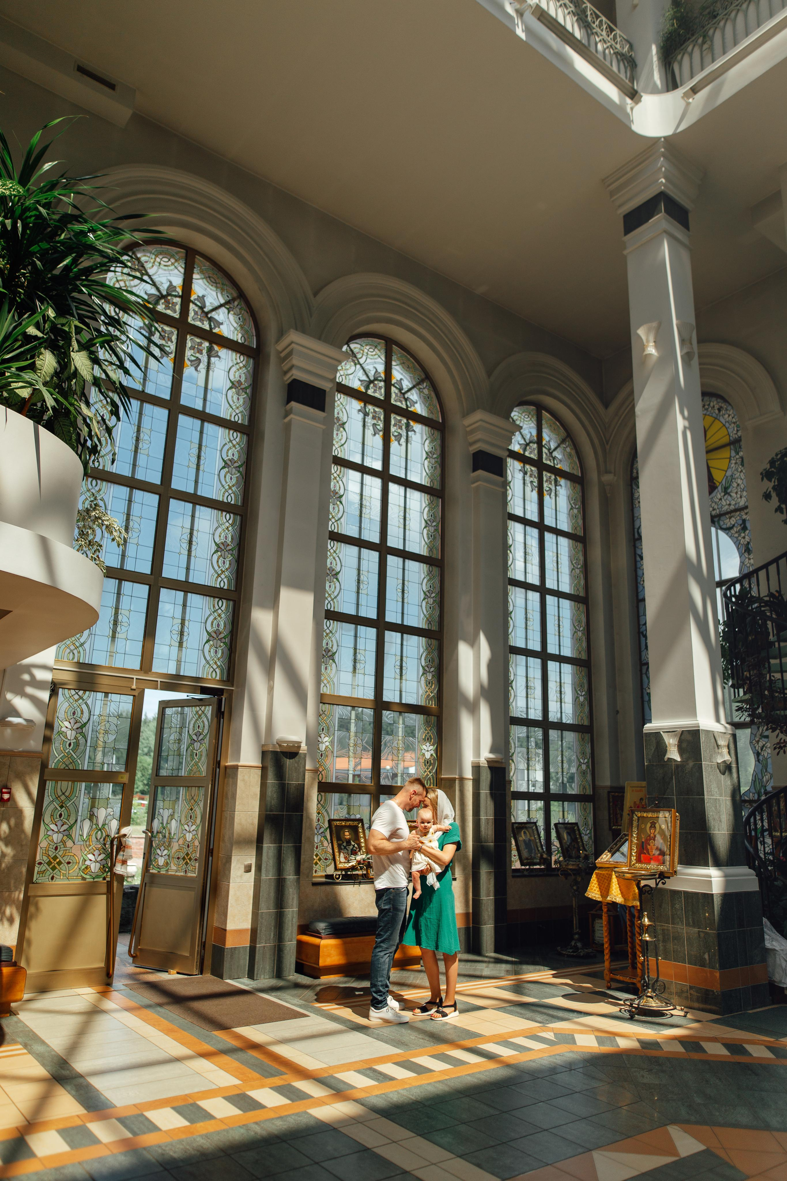 Таинство крещения Арины, храм Иова Многострадального 3 июля 2022 года