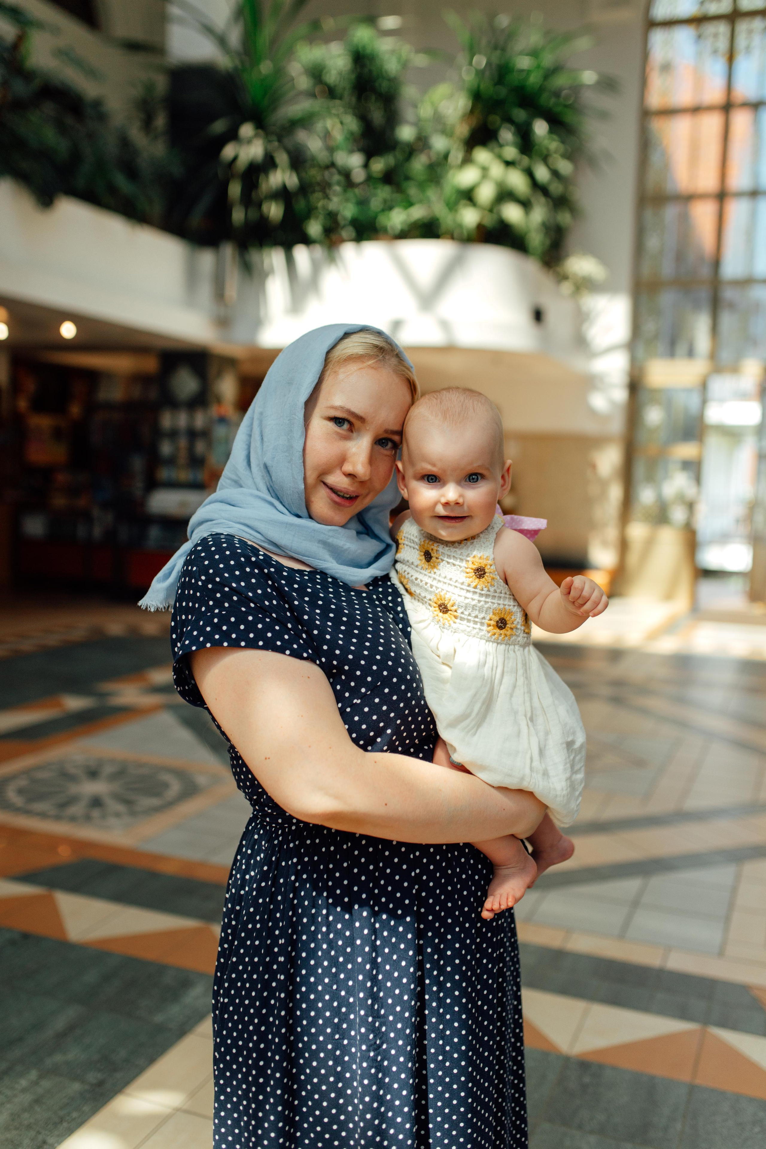 Таинство крещения Арины, храм Иова Многострадального 3 июля 2022 года