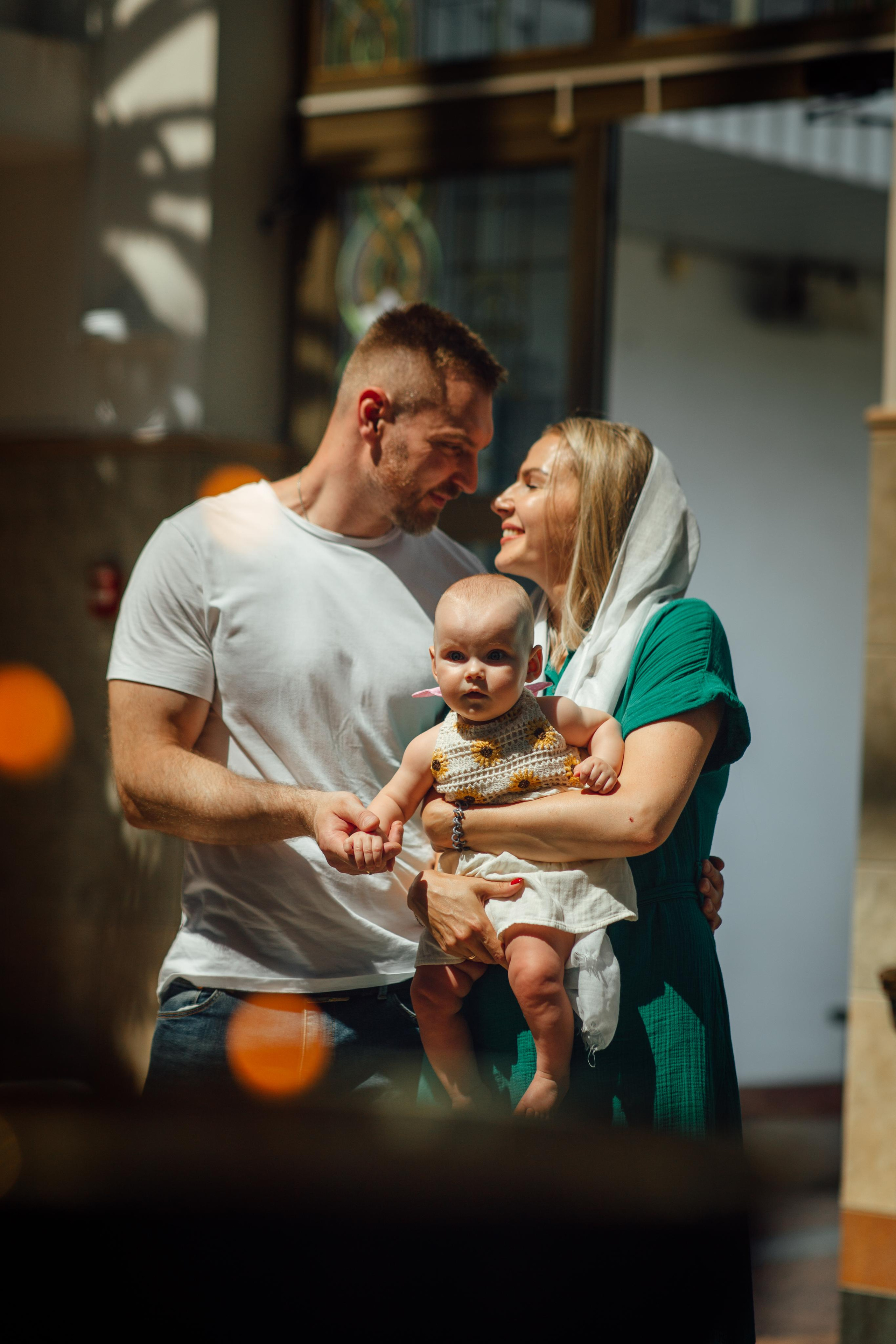 Таинство крещения Арины, храм Иова Многострадального 3 июля 2022 года