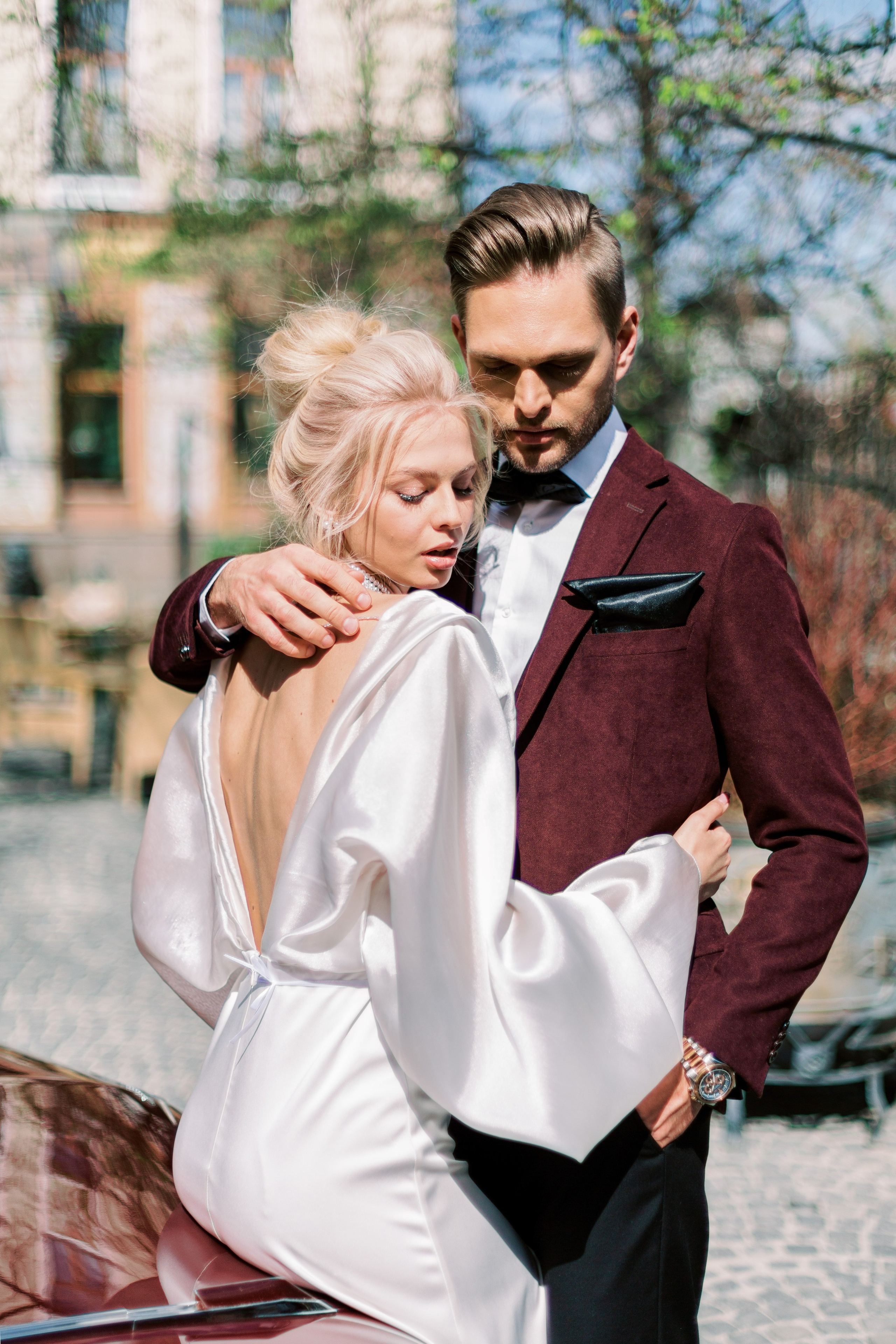 Свадебная фотосессия в Москве, отель Hotel Russo-Balt