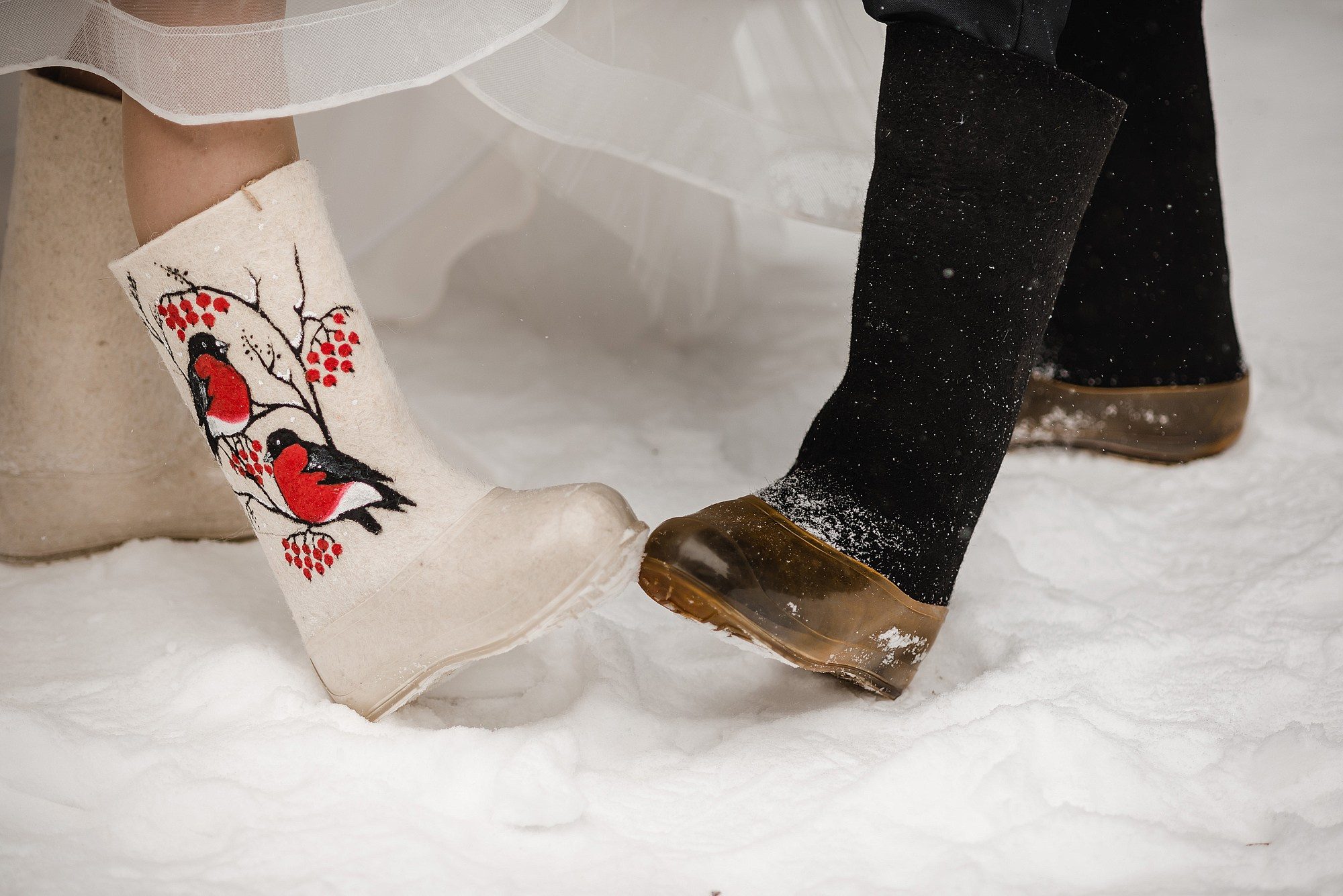 Зимняя свадьба в народном стиле. Свадебный фотограф в Дубне Алексей Фонарёв