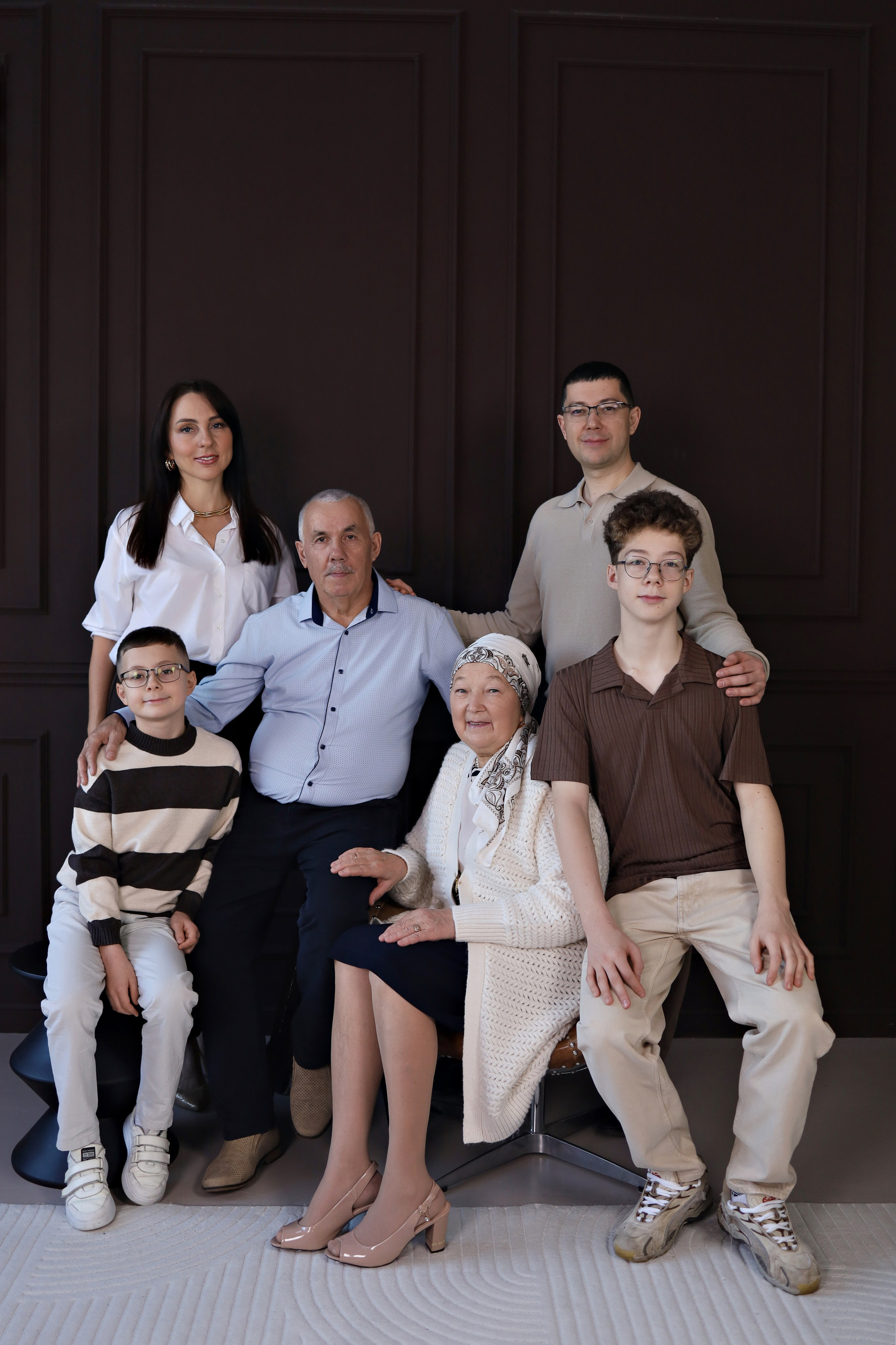 Большая семья Эльмиры. Семейный фотограф в Казани Римма Гатауллина