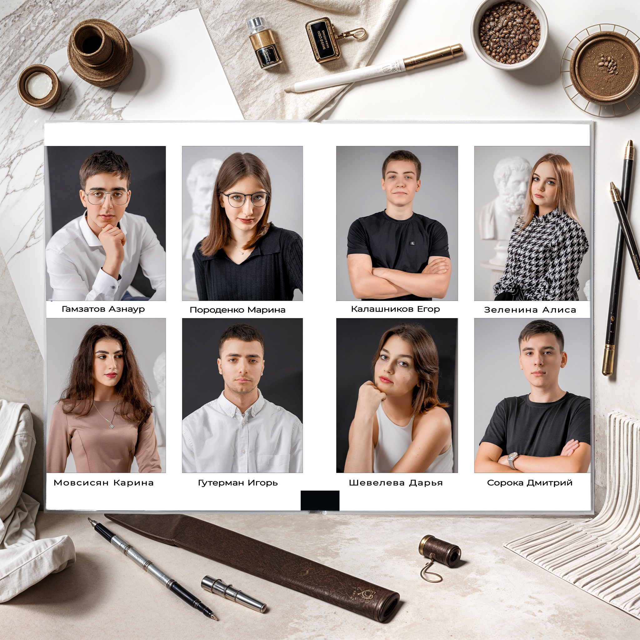 «Мрамор» Выпускной альбом для 9-11кл и ВУЗов_V.I.P. Фотографы из солнечного Краснодара Вадим и Надежда Митус