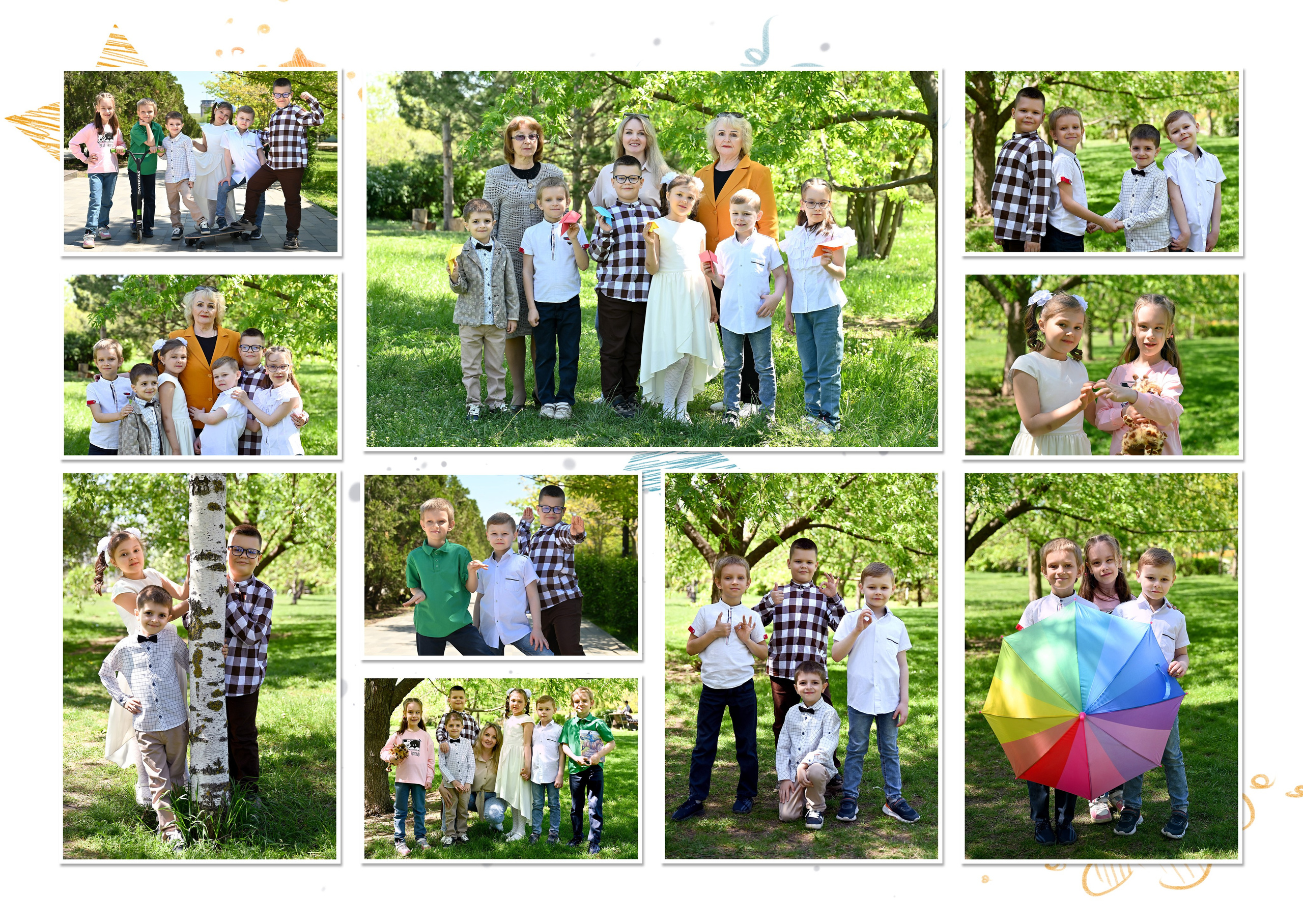 Выпускные альбомы для детского сада в Ростове-на-Дону. Школьный и семейный фотограф в Ростове-на-Дону