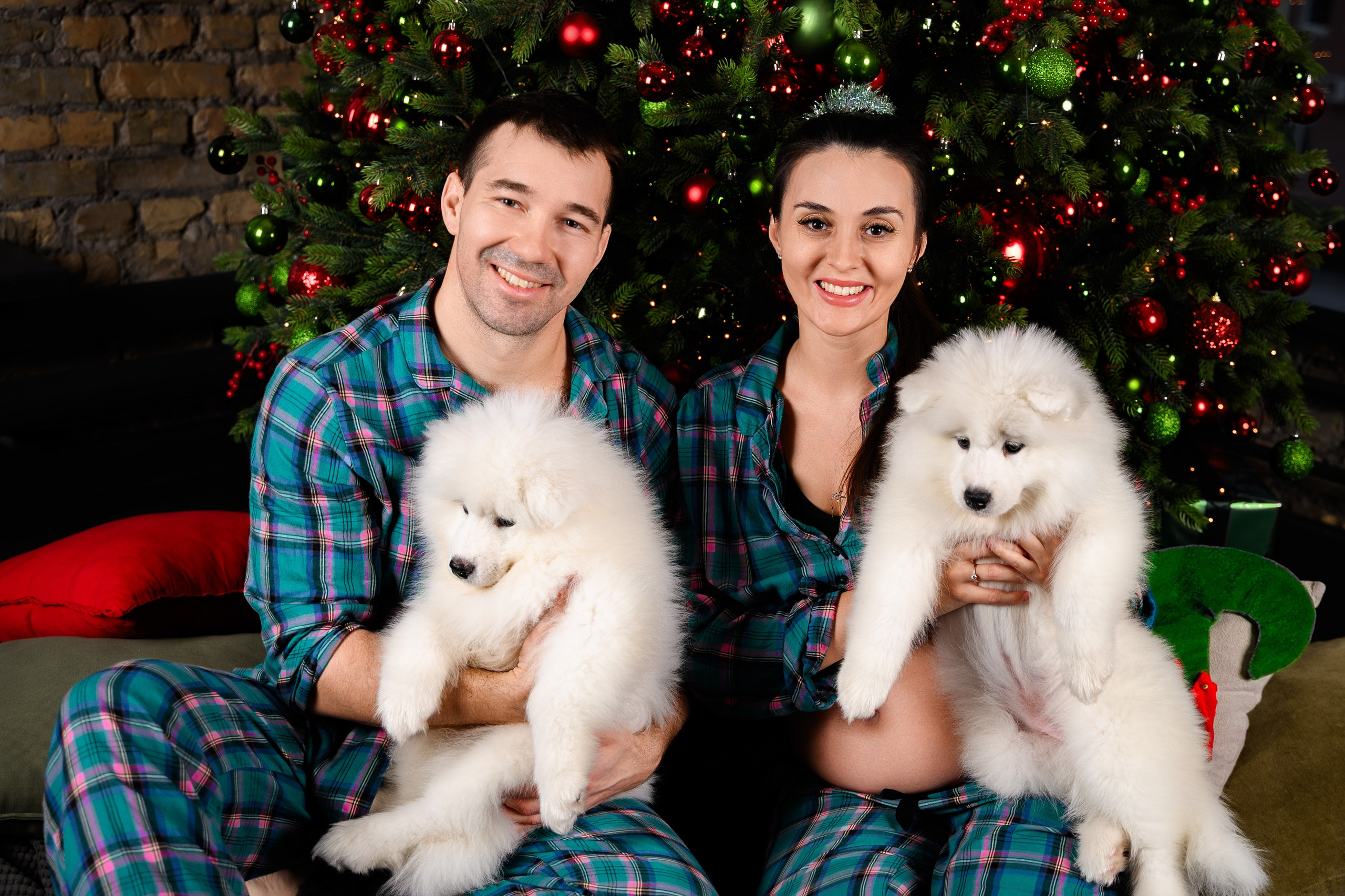 Семейная фотосъёмка в студии в Санкт-Петербурге.