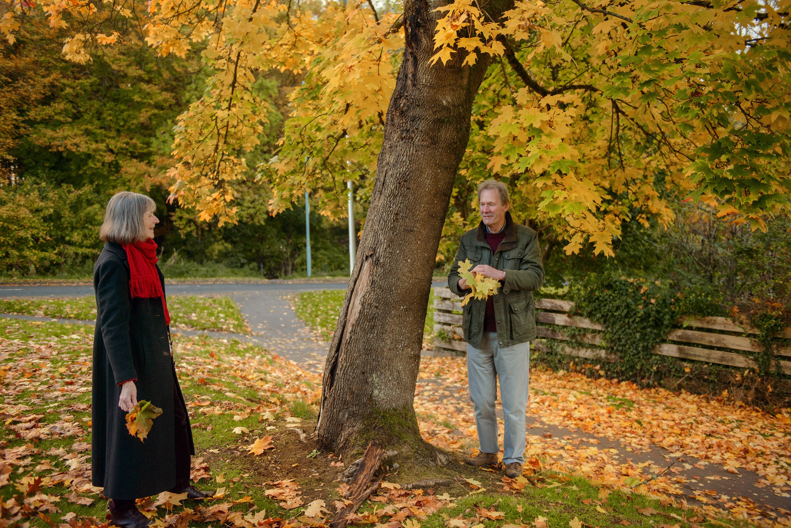 Photo session for a couple in a local autumn Scotland park. Elena Carruthers family photographer in Scotland (Edinburgh, Glasgow)