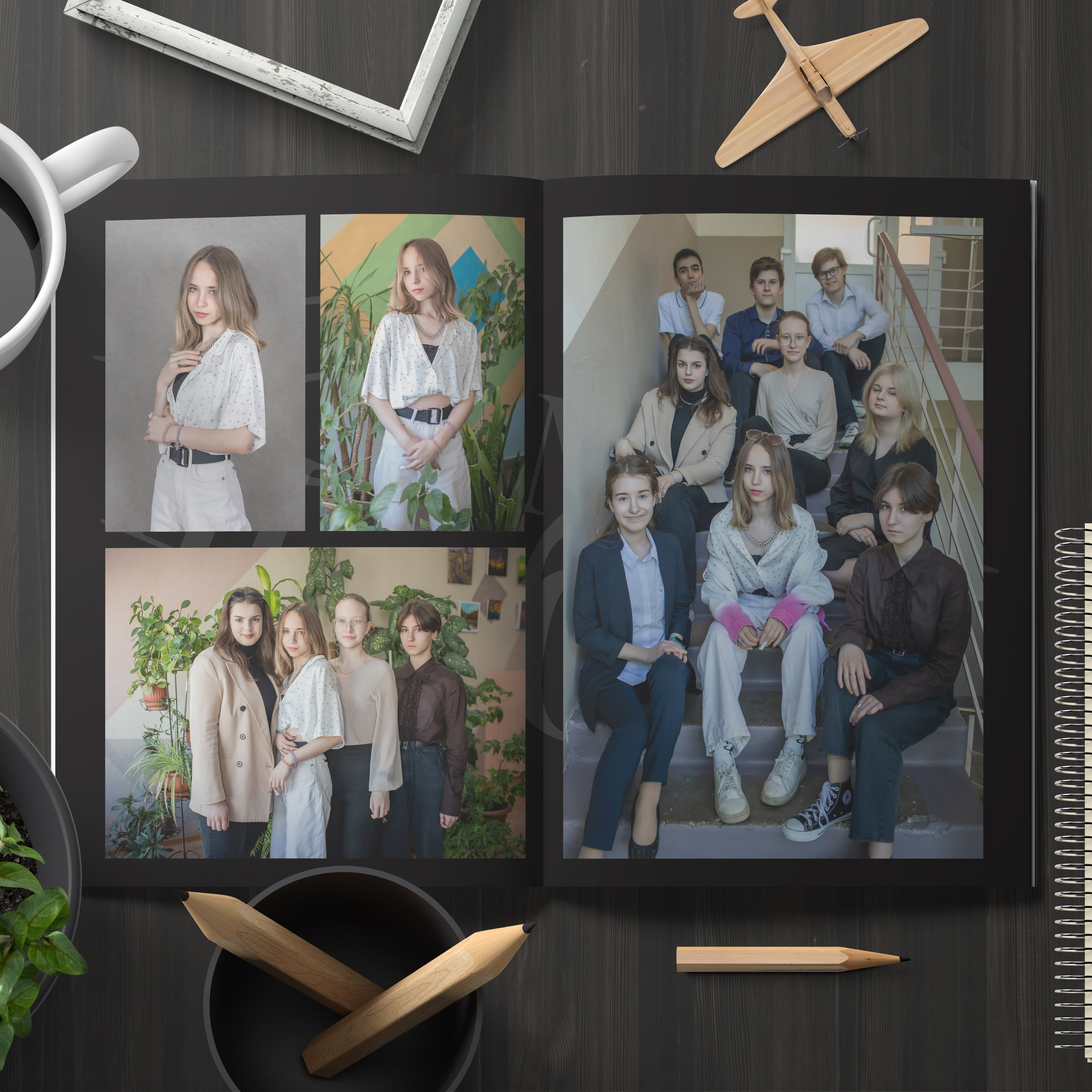 Дизайны выпускных альбомов для школьников. Семейный фотограф в Москве Наталья Чуб, заказать Фотокнигу