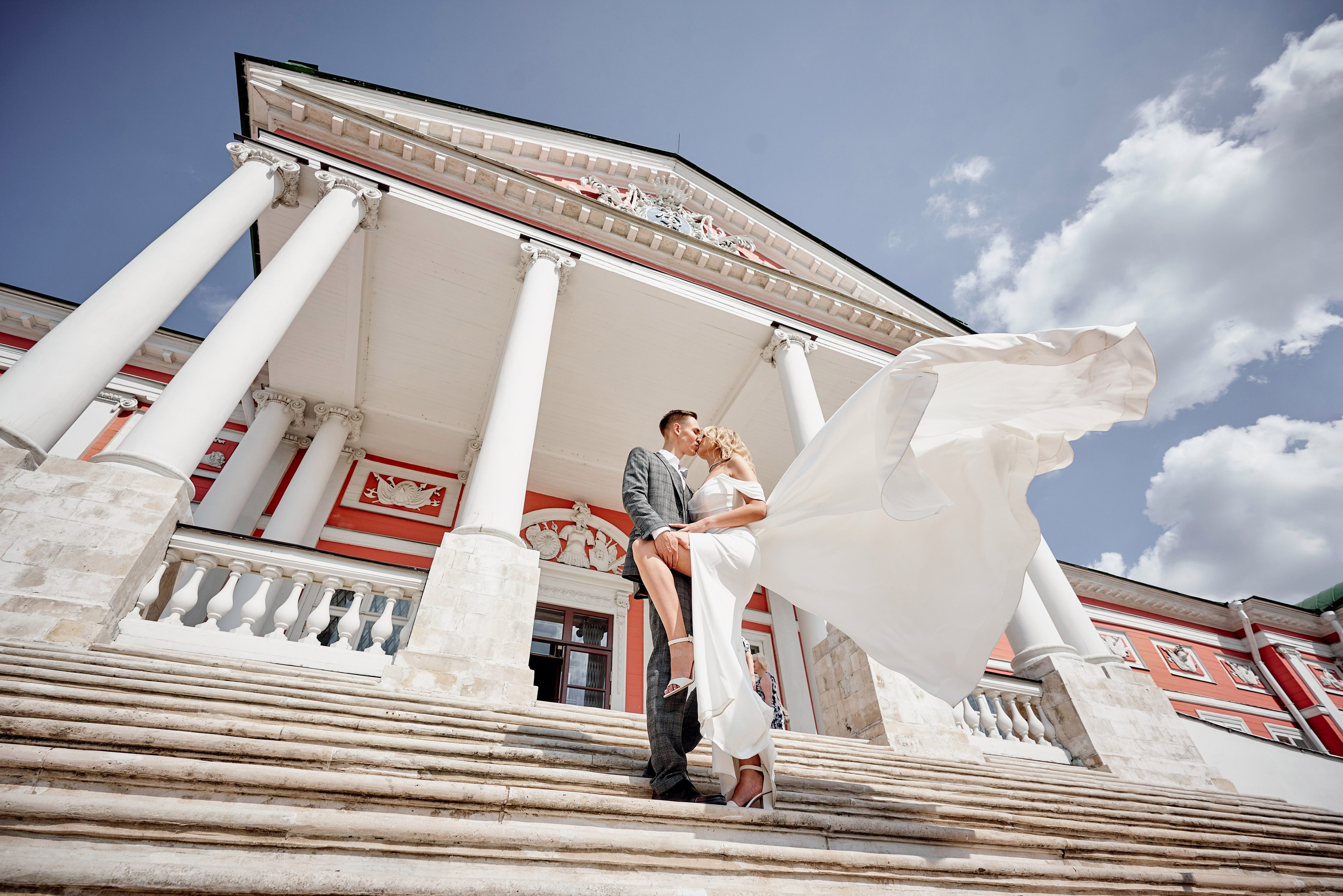 Свадебняа Фотосессия Николая и Анастасии в Кусково