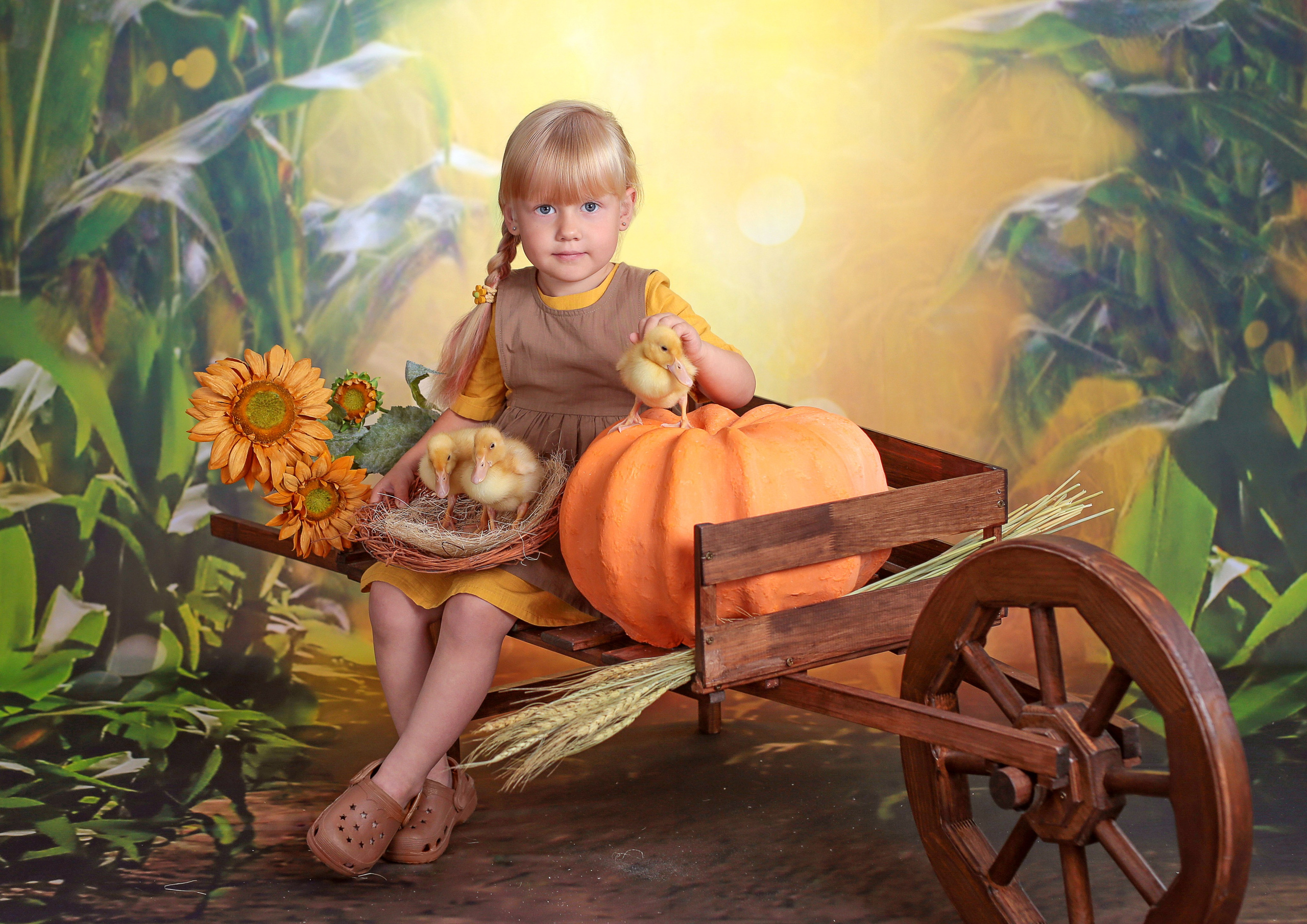 Фотосессия с Утятами 2021 год. Фотограф в детский сад Елена Колчева Новокузнецк