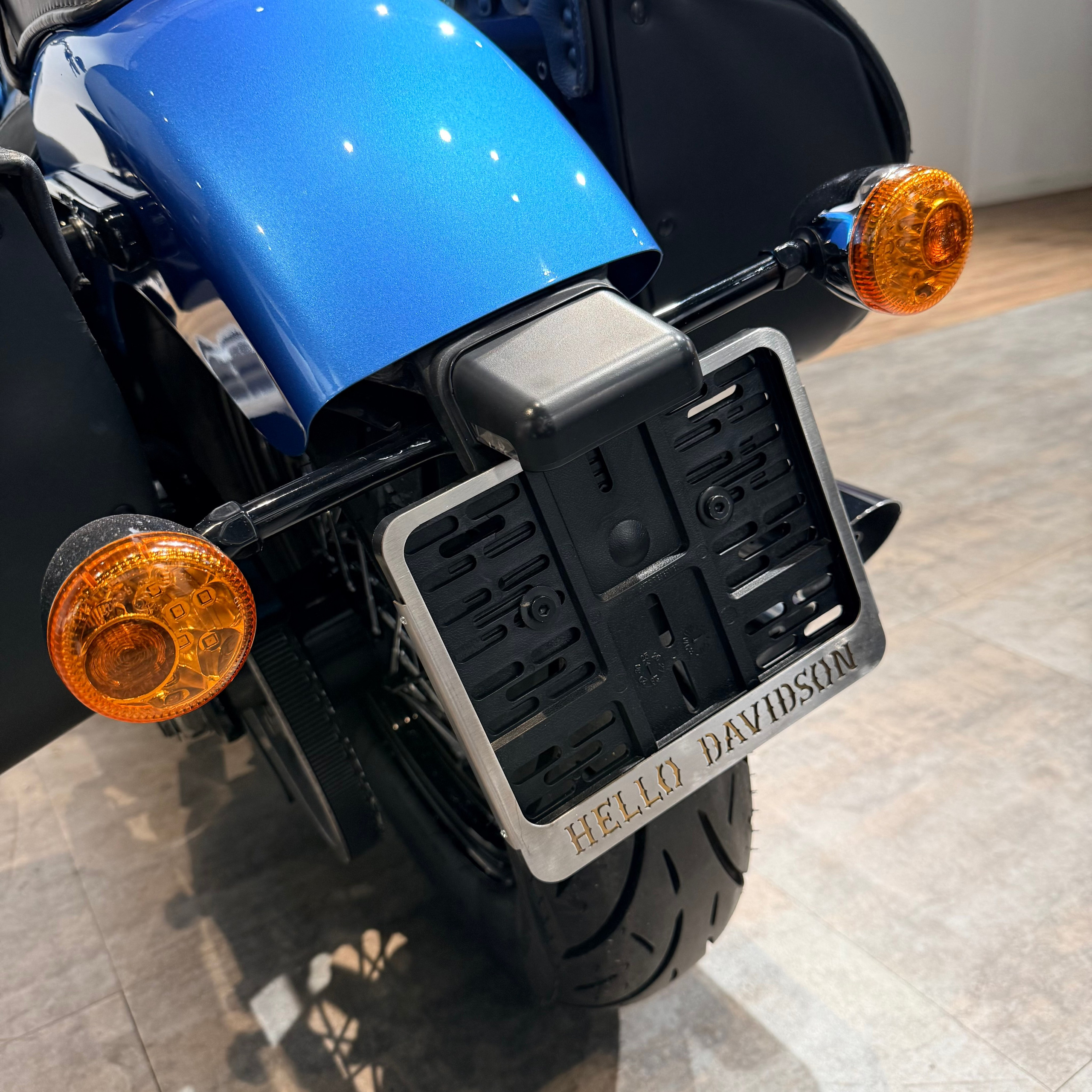 2013 HD Softail Slim ABS Big Blue Pearl (VIN *5HD*7751). Hello Davidson, Москва. Только хорошие мотоциклы…