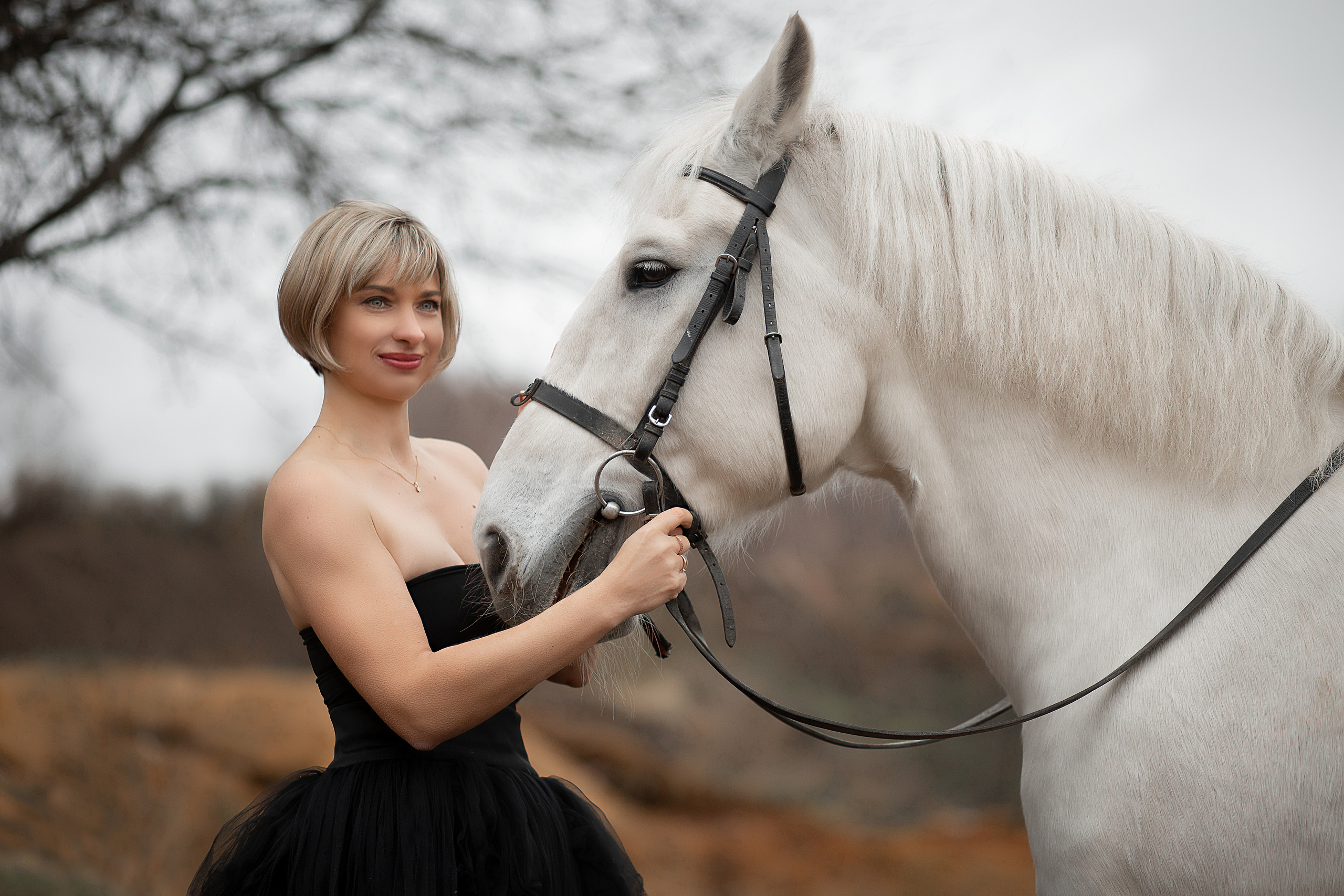 Наталья и Воробей. Фотосессия с лошадьми в Нижнем Новгороде