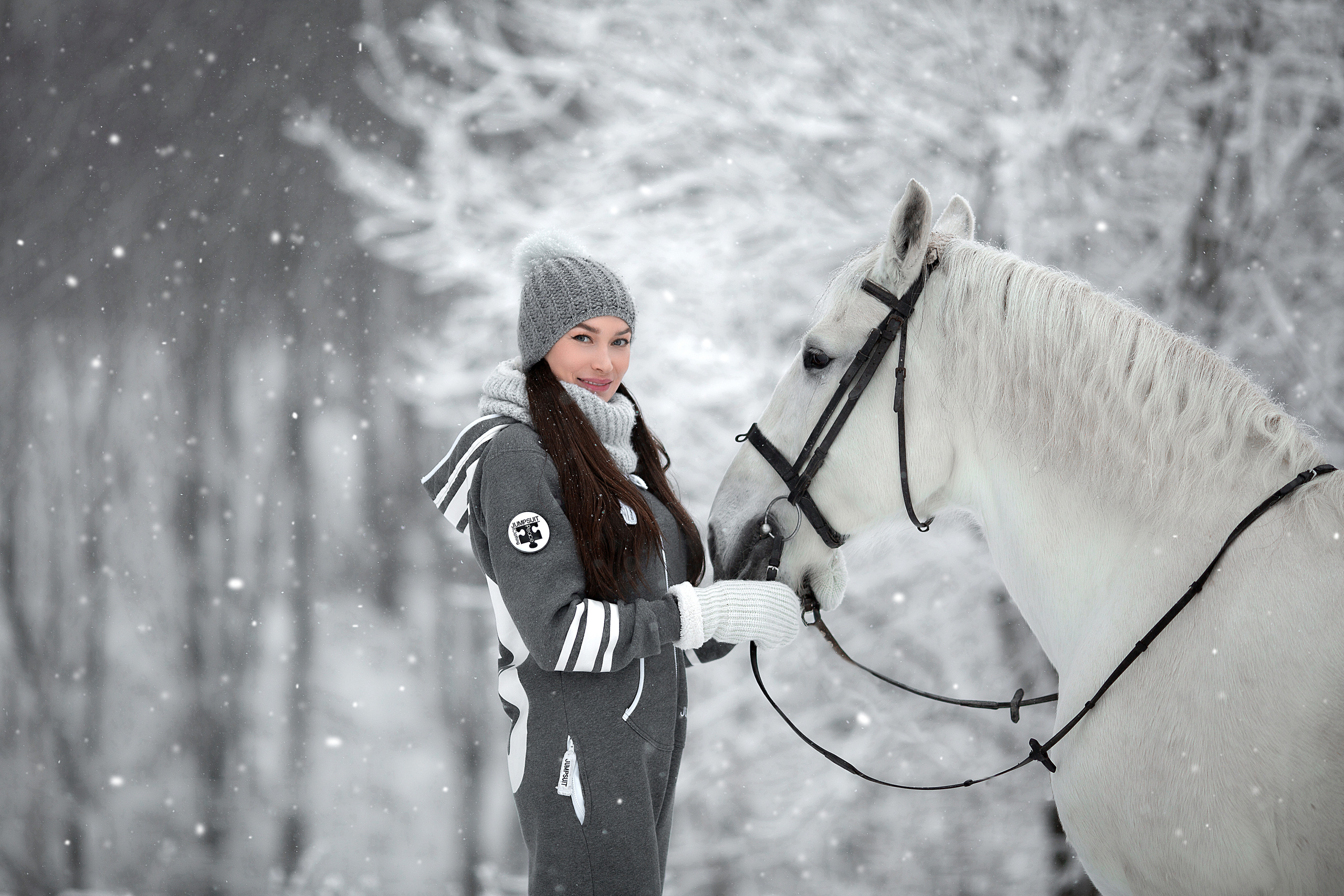 Эльвира и Воробей. Фотосессия с лошадьми в Нижнем Новгороде