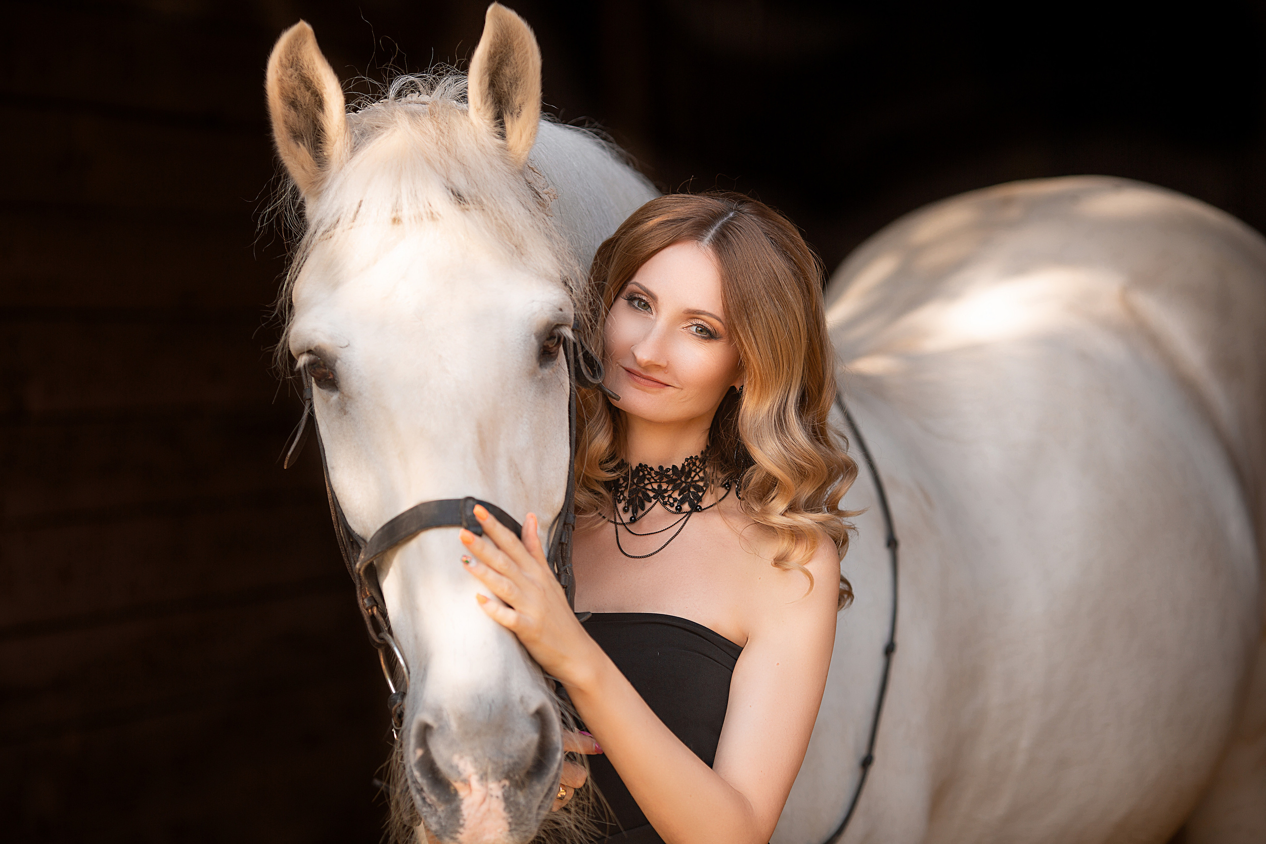 Фотосессия Елены и Воробья. Фотосессия с лошадьми в Нижнем Новгороде