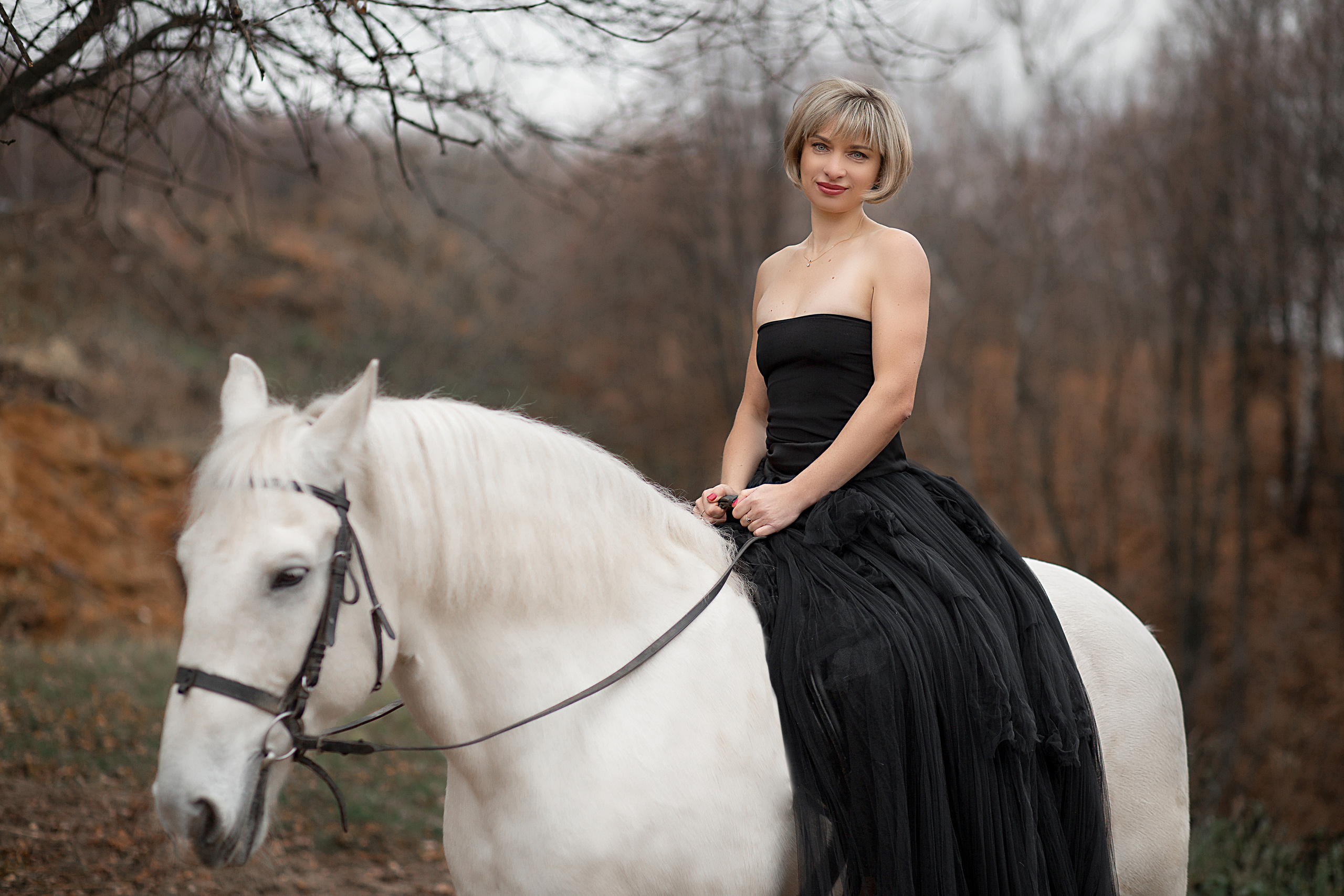 Наталья и Воробей. Фотосессия с лошадьми в Нижнем Новгороде
