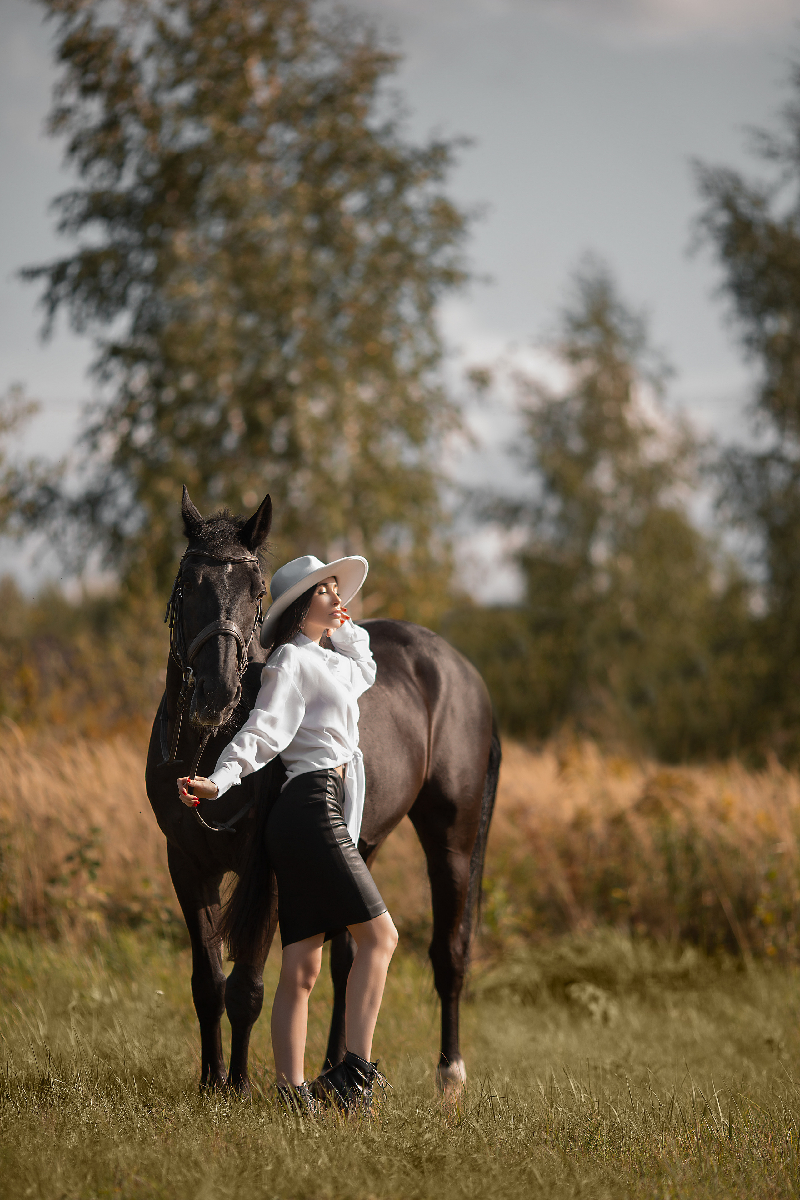 Диана и Пиноккио. Фотосессия с лошадьми в Нижнем Новгороде