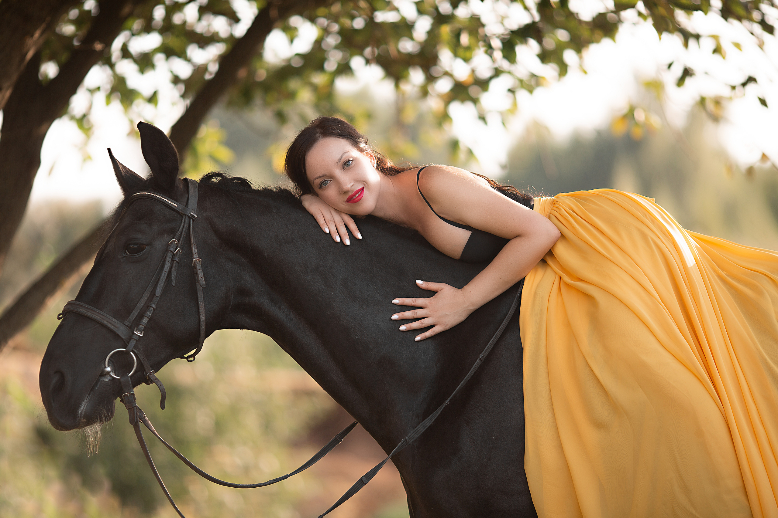 Фотосессия Светланы и Барса. Фотосессия с лошадьми в Нижнем Новгороде