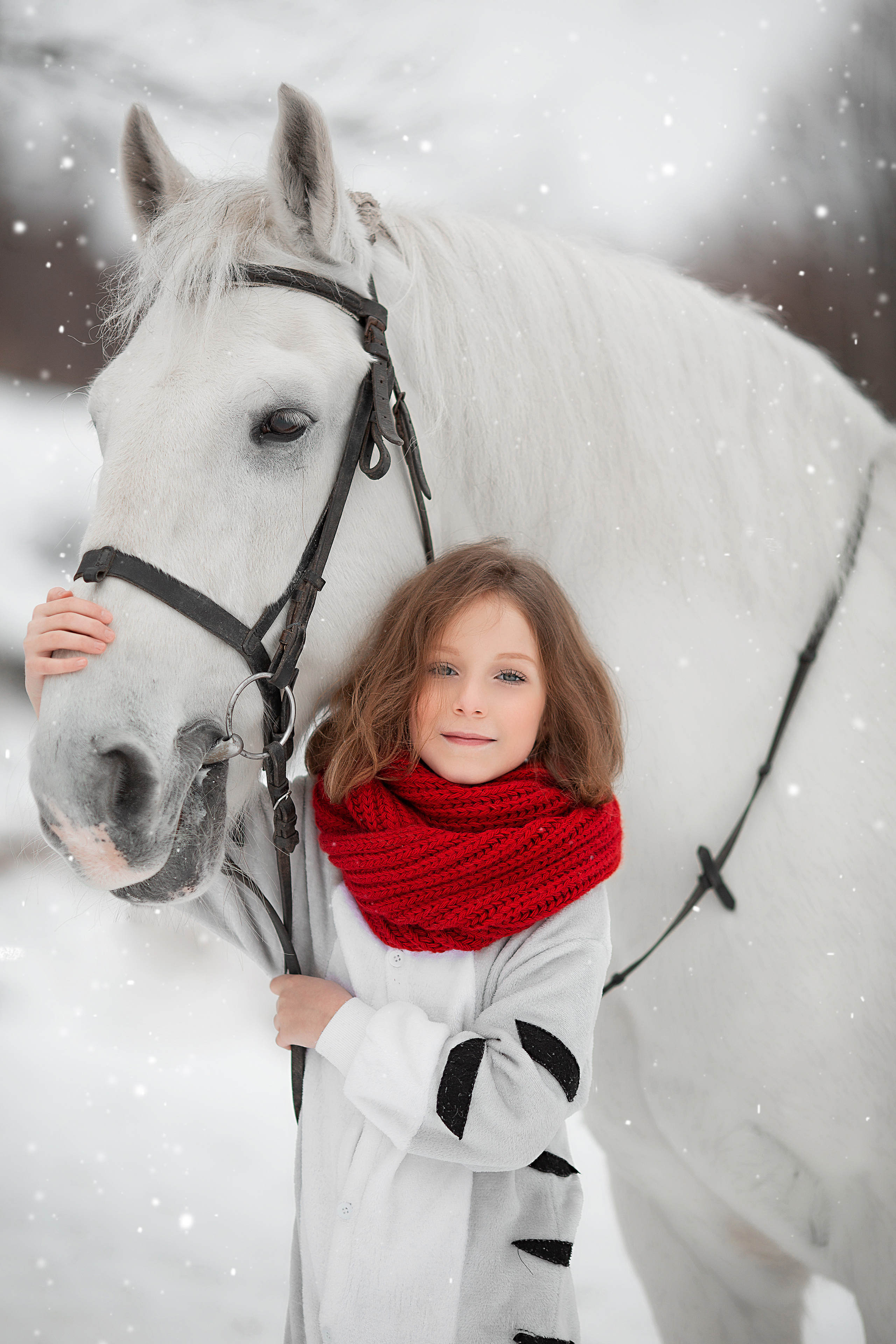 Ольга, Софья и Воробей (фотодень 27.11). Фотосессия с лошадьми в Нижнем Новгороде