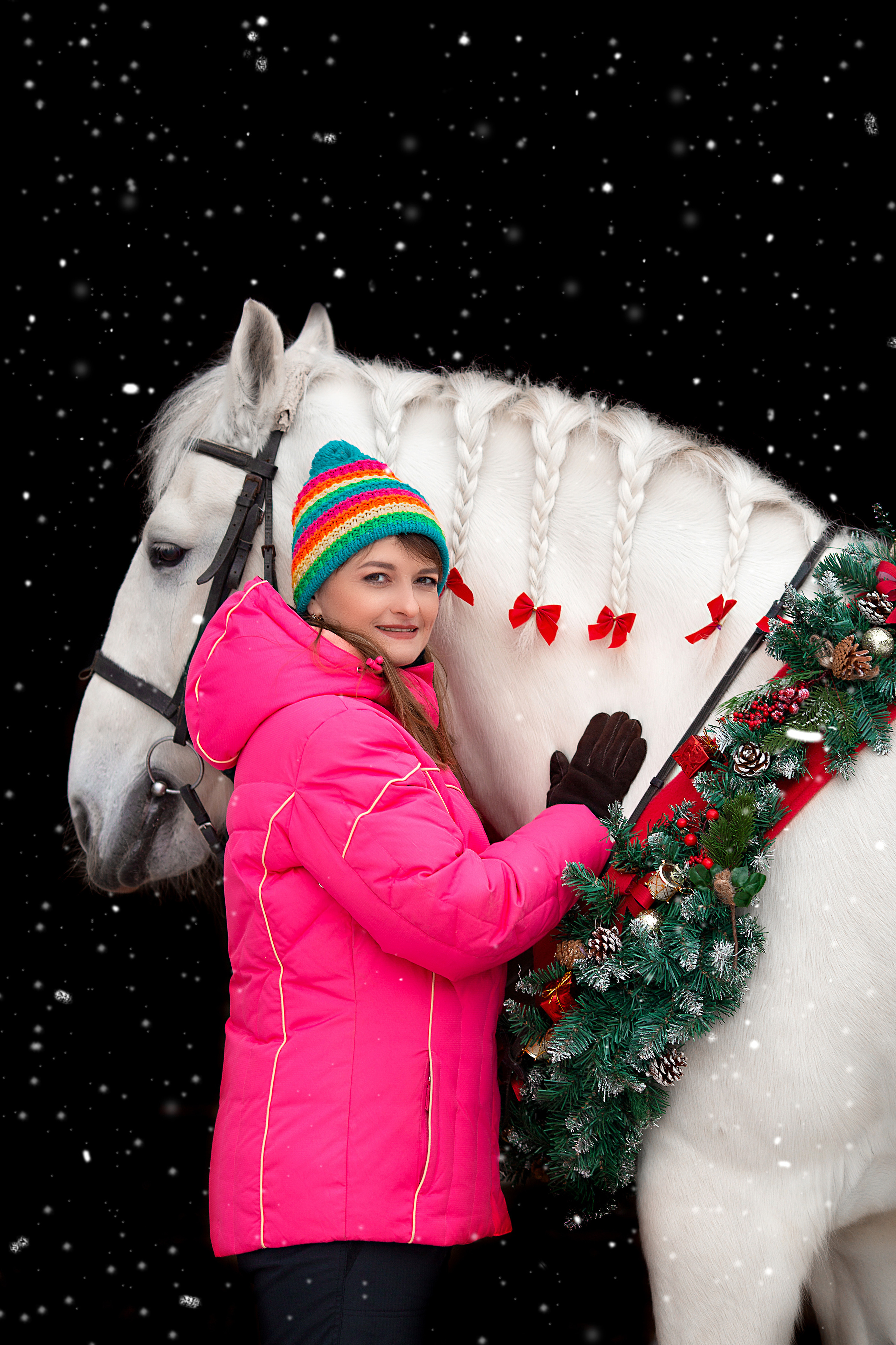 Ирина, Лана и Воробей (фотодень 27.11). Фотосессия с лошадьми в Нижнем Новгороде