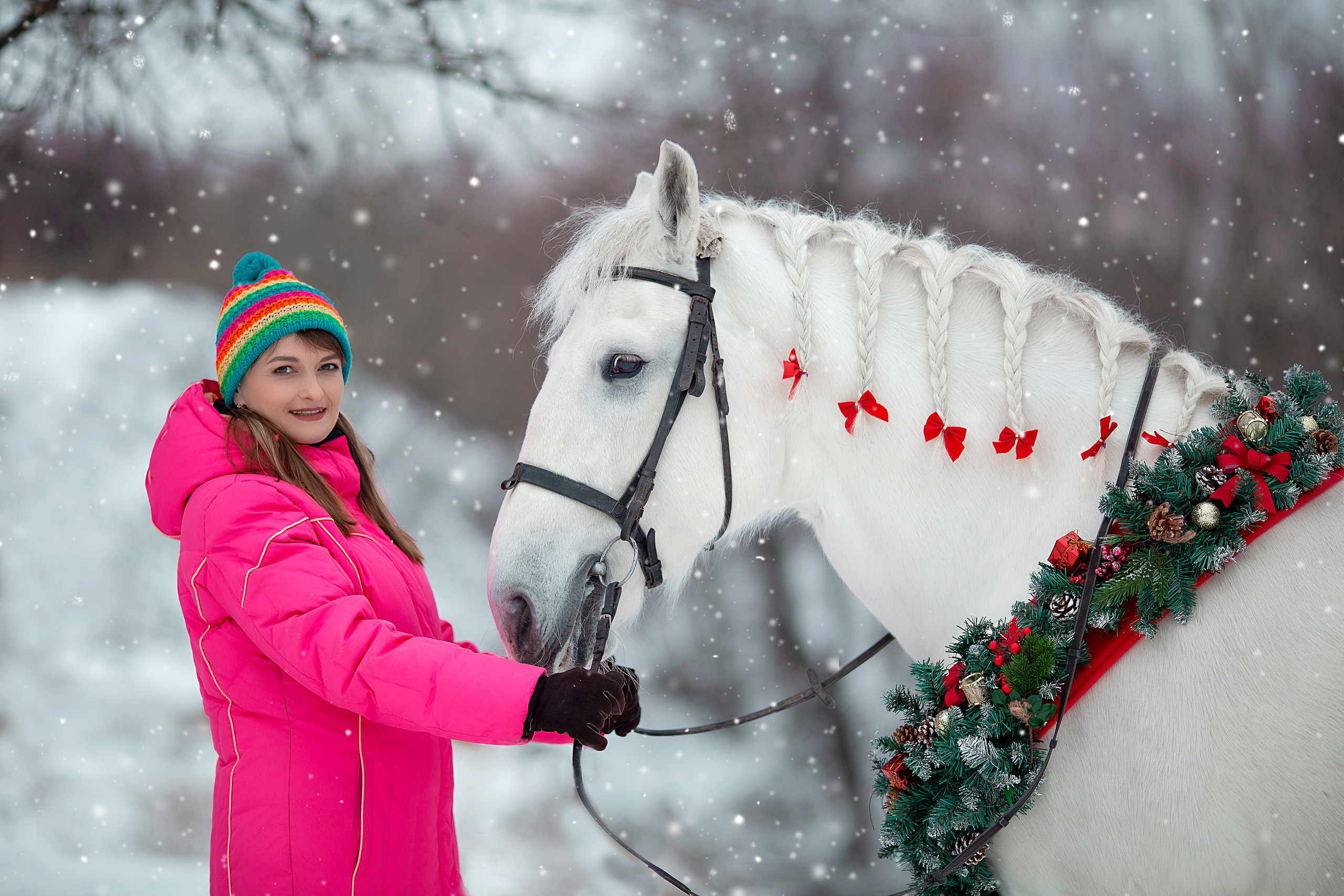 Ирина, Лана и Воробей (фотодень 27.11). Фотосессия с лошадьми в Нижнем Новгороде