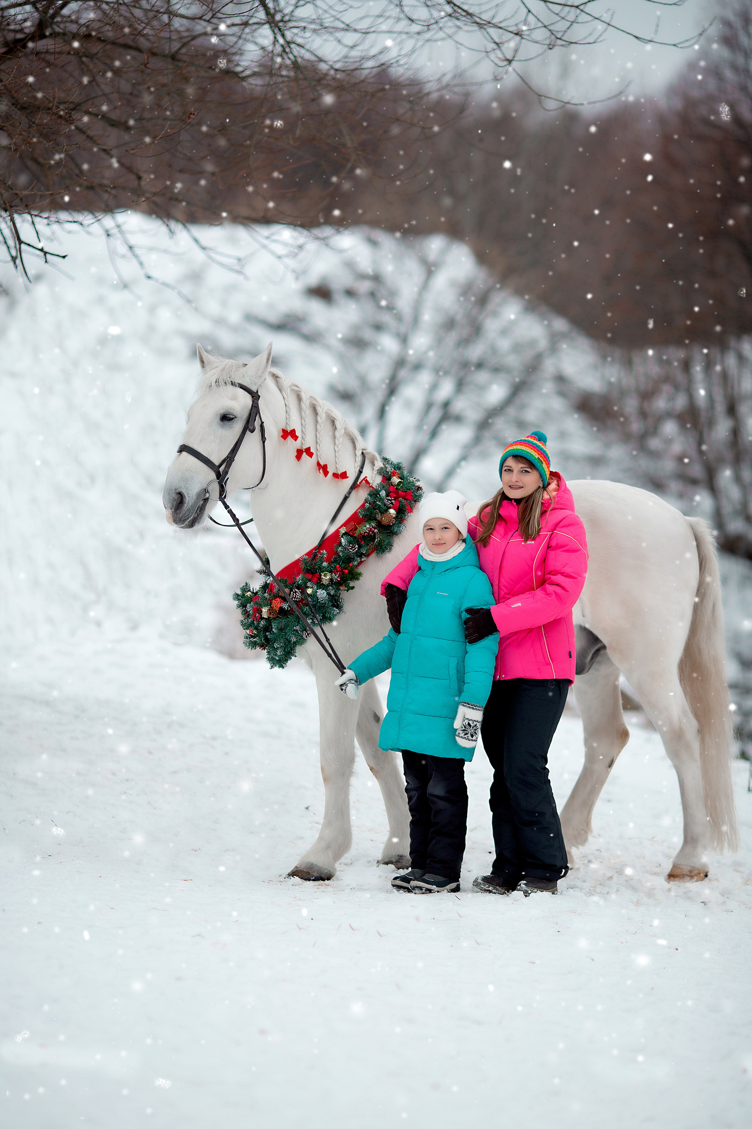 Ирина, Лана и Воробей (фотодень 27.11). Фотосессия с лошадьми в Нижнем Новгороде