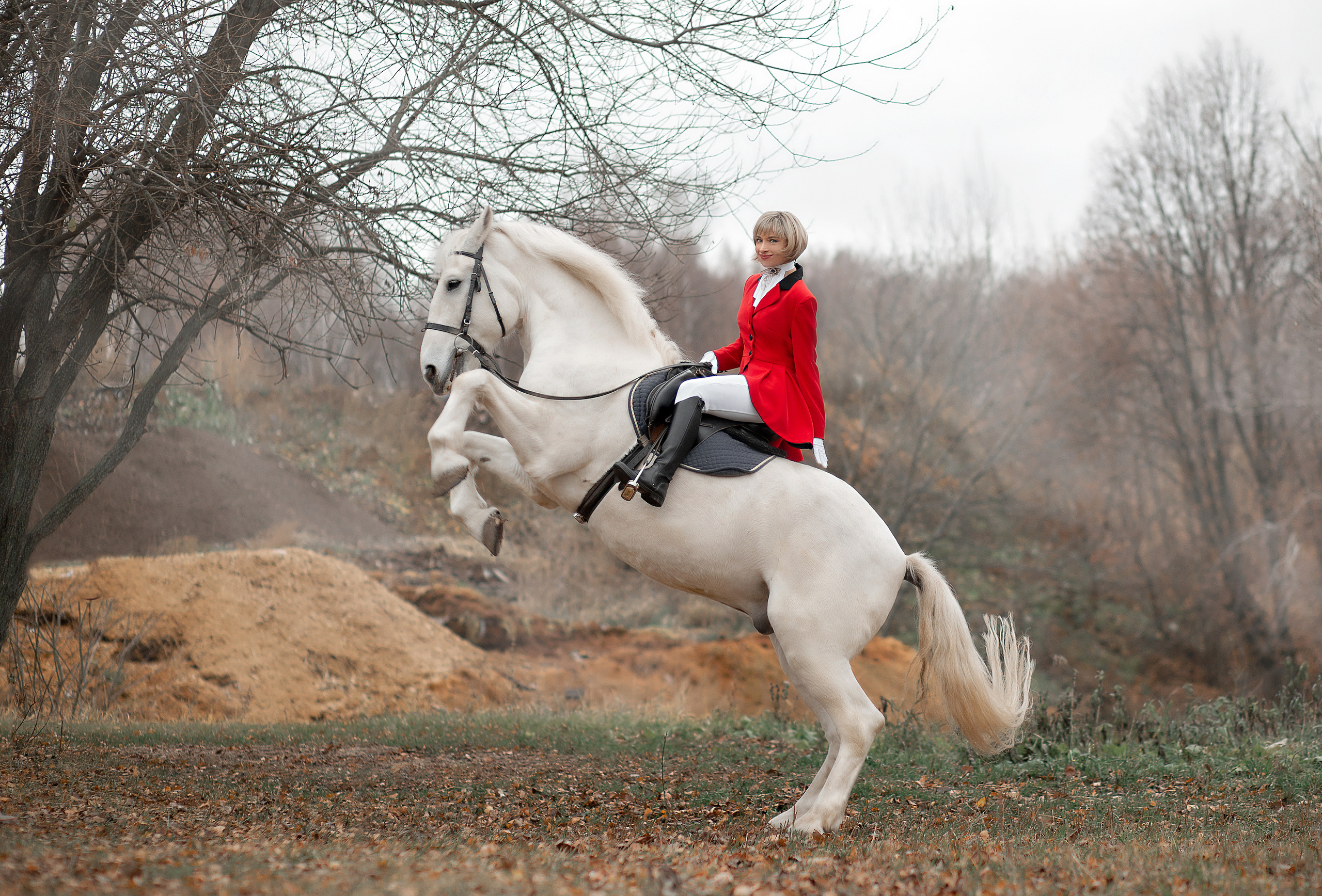 Наталья и Воробей. Фотосессия с лошадьми в Нижнем Новгороде