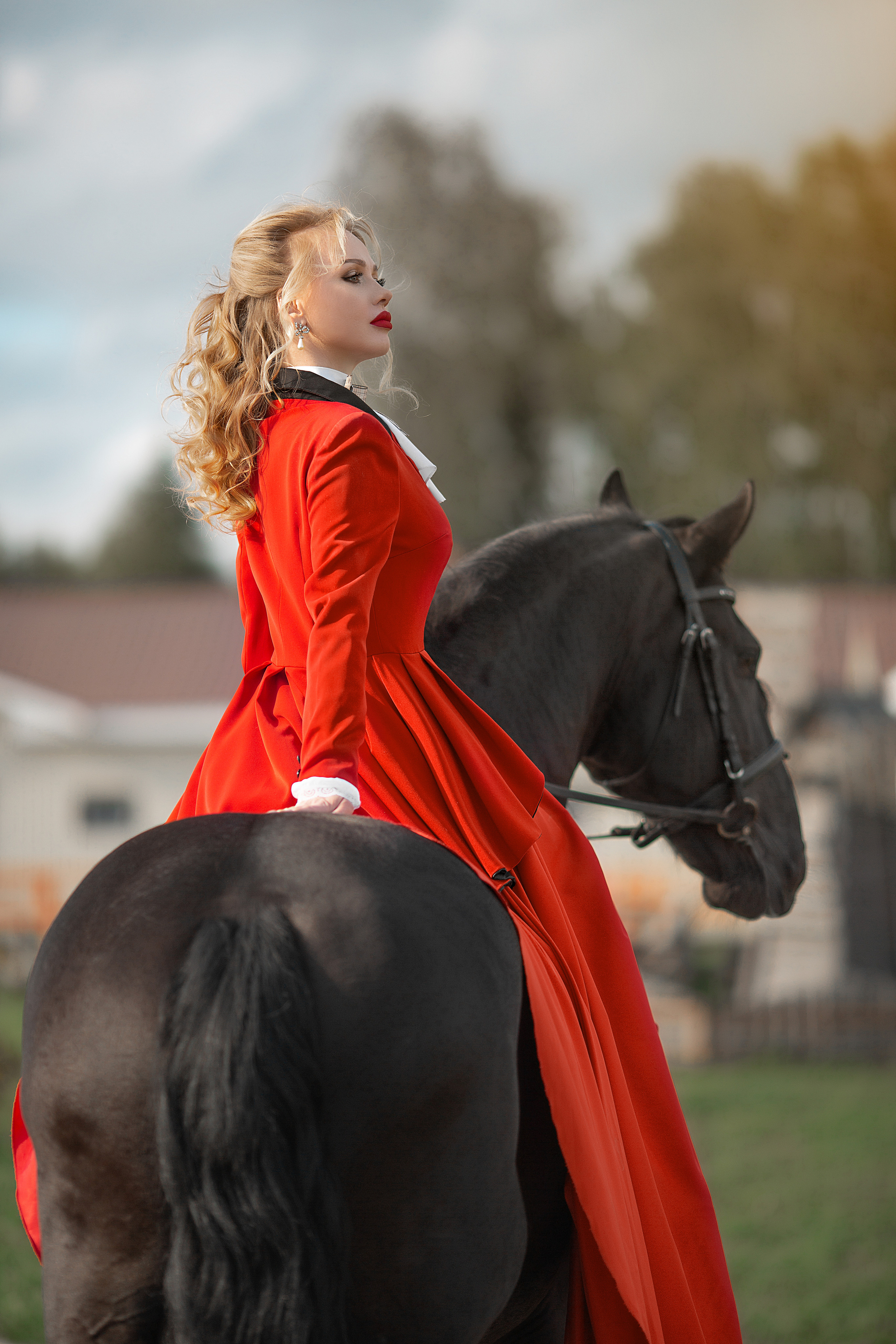 Софья и Доминик (КСК «Курцево»). Фотосессия с лошадьми в Нижнем Новгороде