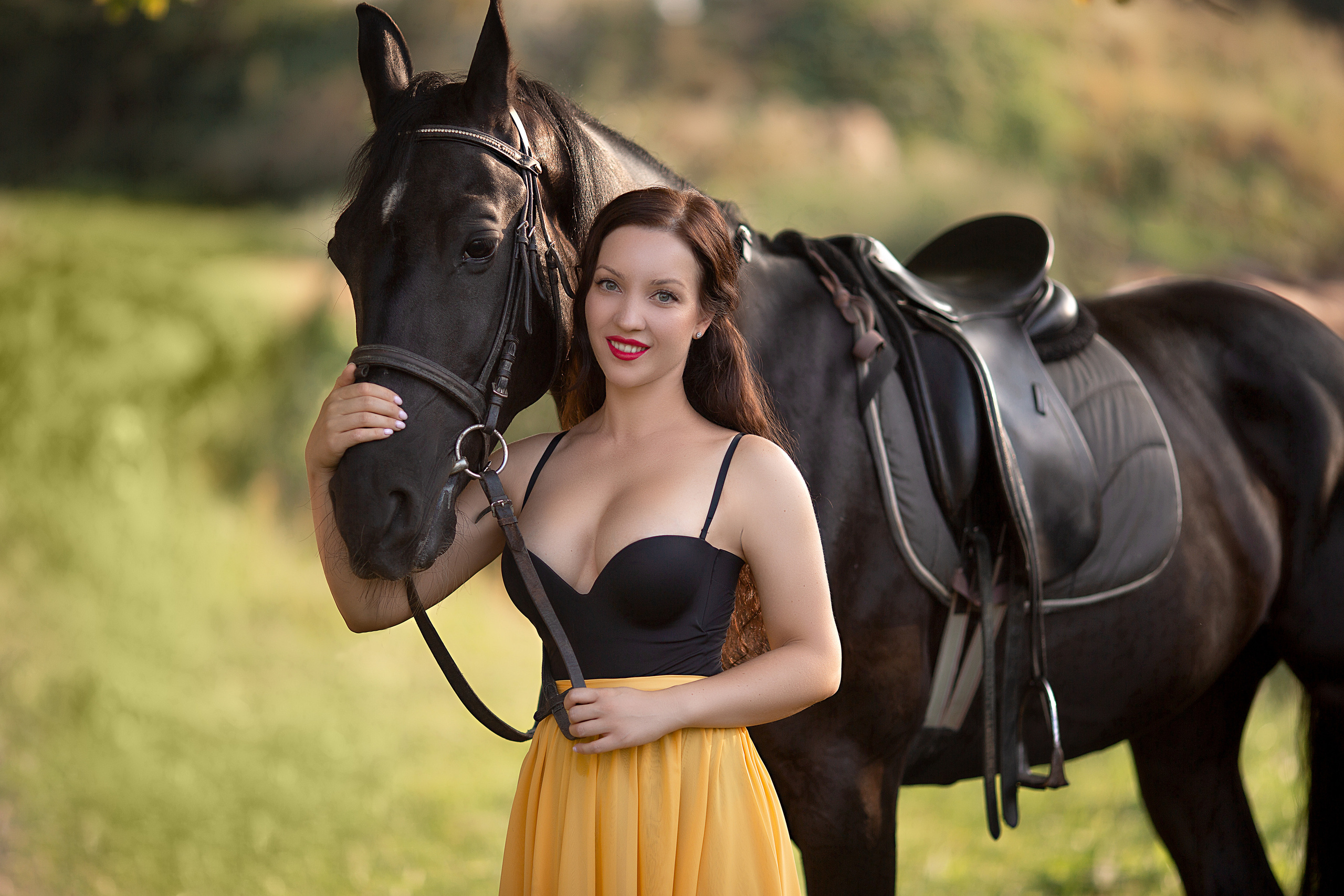 Фотосессия Светланы и Барса. Фотосессия с лошадьми в Нижнем Новгороде