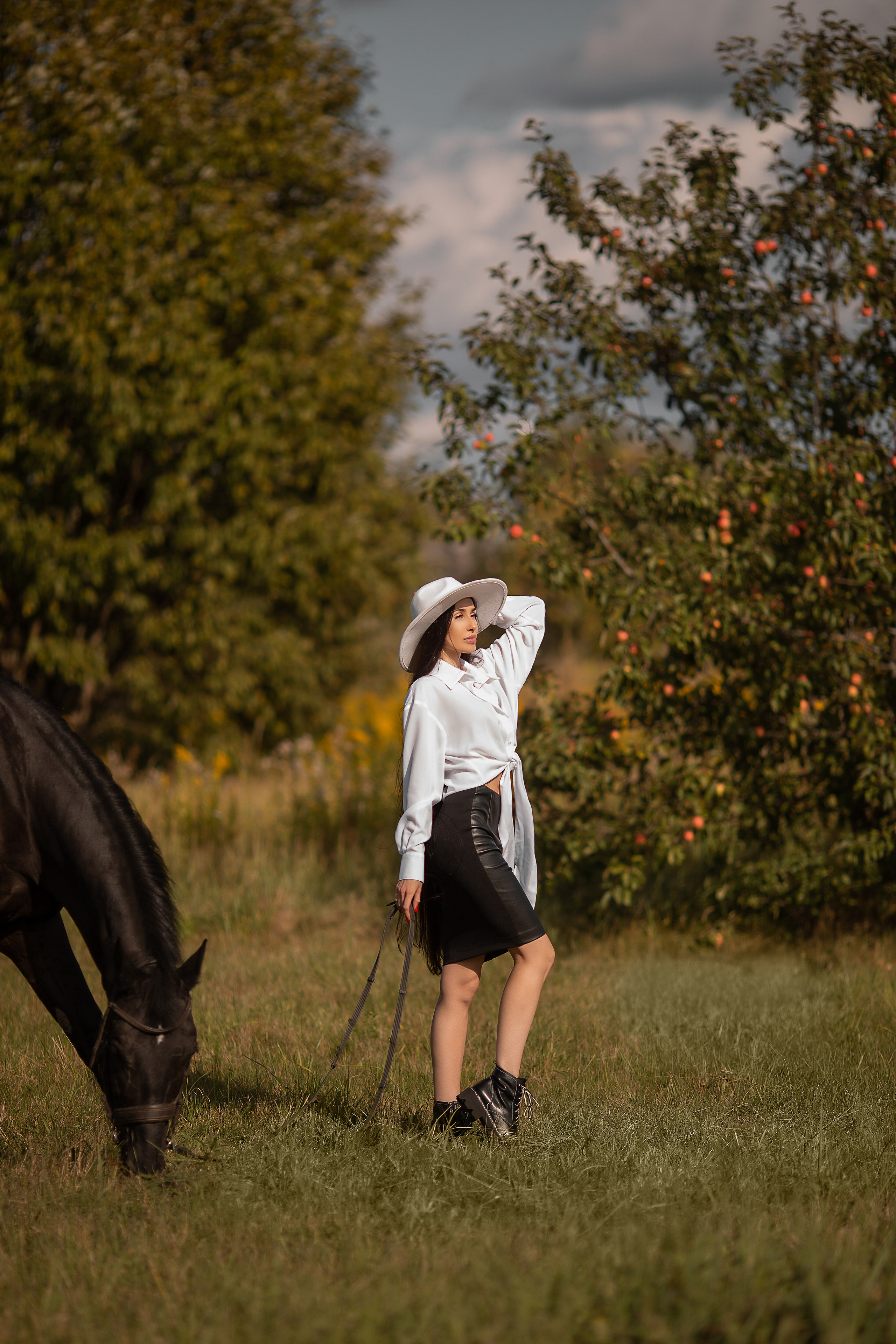 Диана и Пиноккио. Фотосессия с лошадьми в Нижнем Новгороде