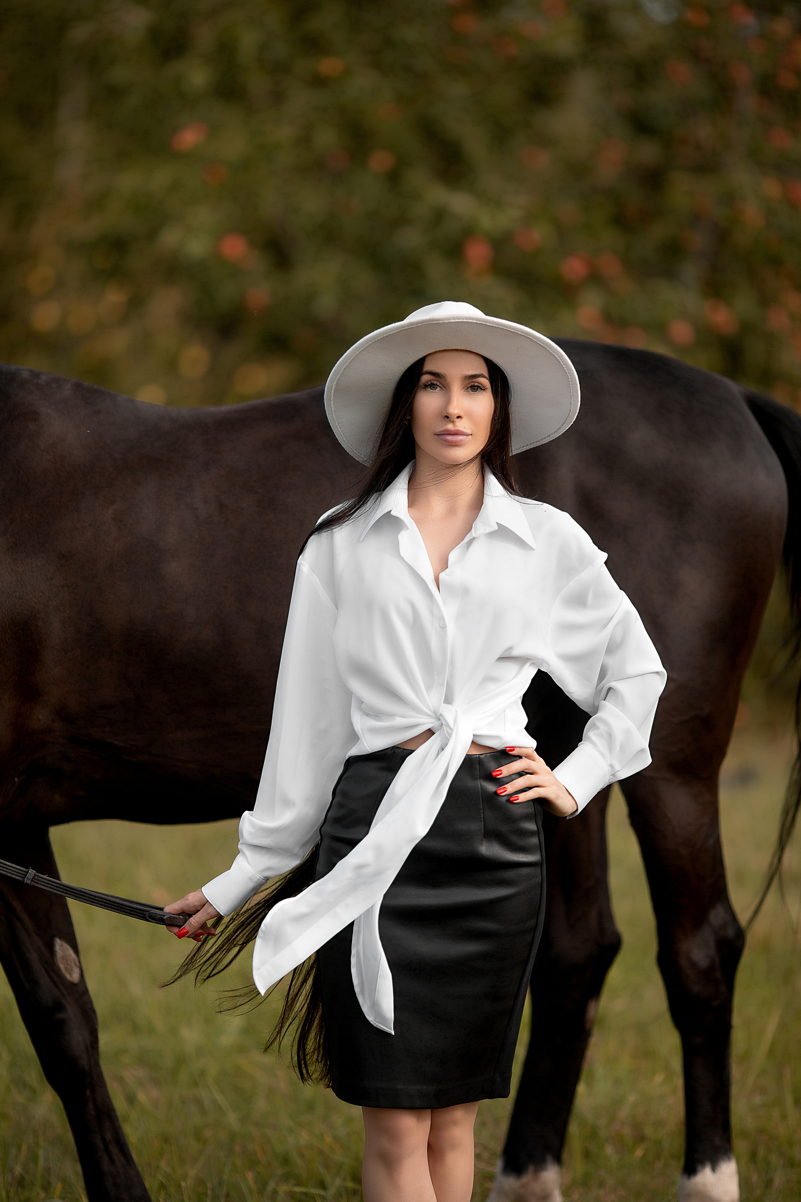 Диана и Пиноккио. Фотосессия с лошадьми в Нижнем Новгороде