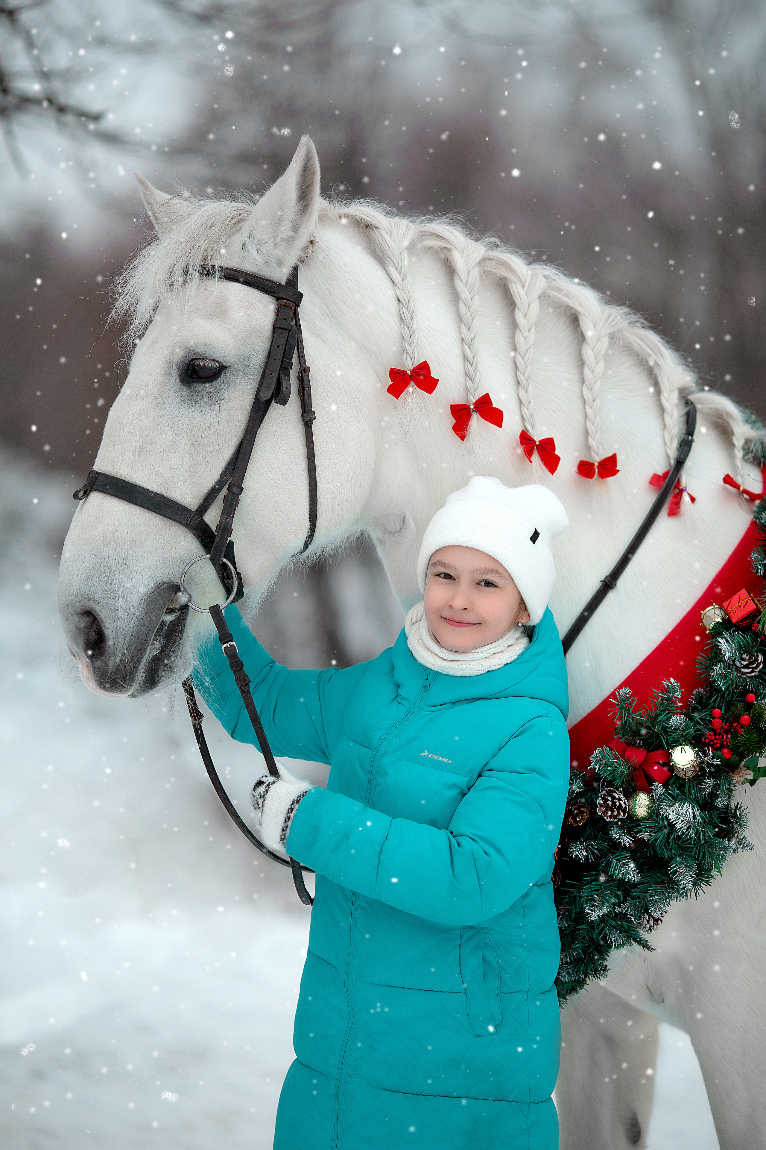 Ирина, Лана и Воробей (фотодень 27.11). Фотосессия с лошадьми в Нижнем Новгороде