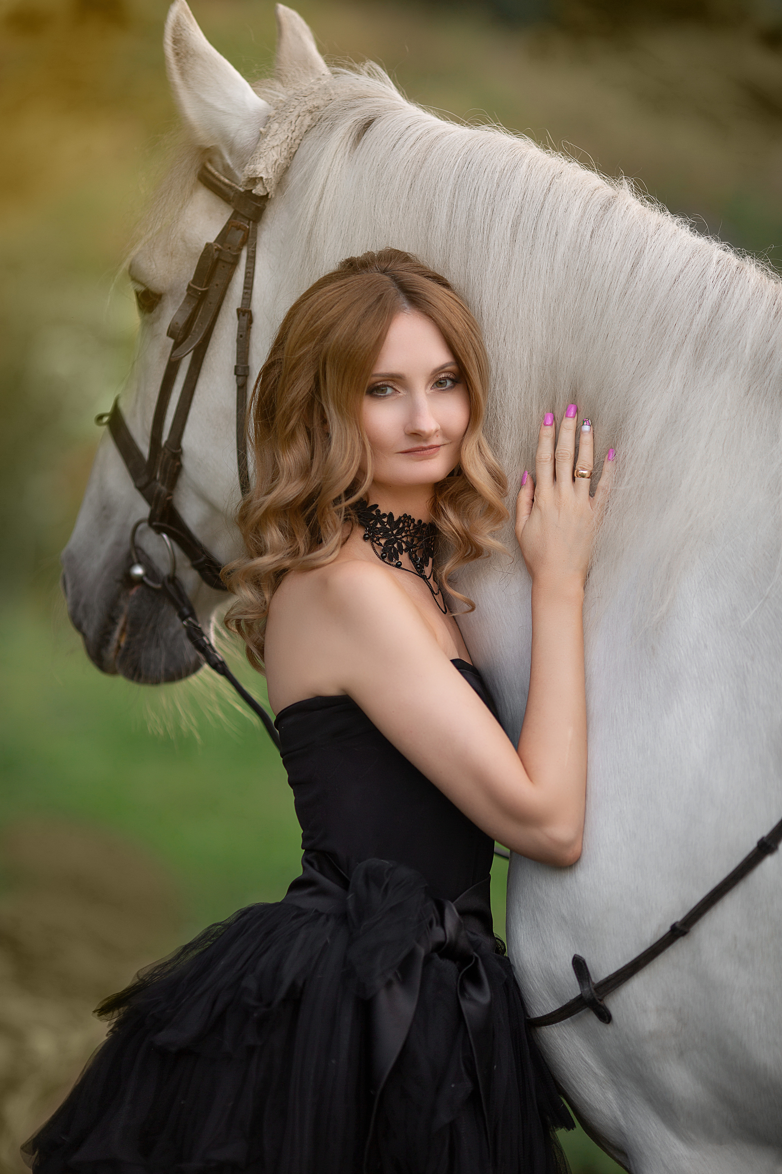 Фотосессия Елены и Воробья. Фотосессия с лошадьми в Нижнем Новгороде