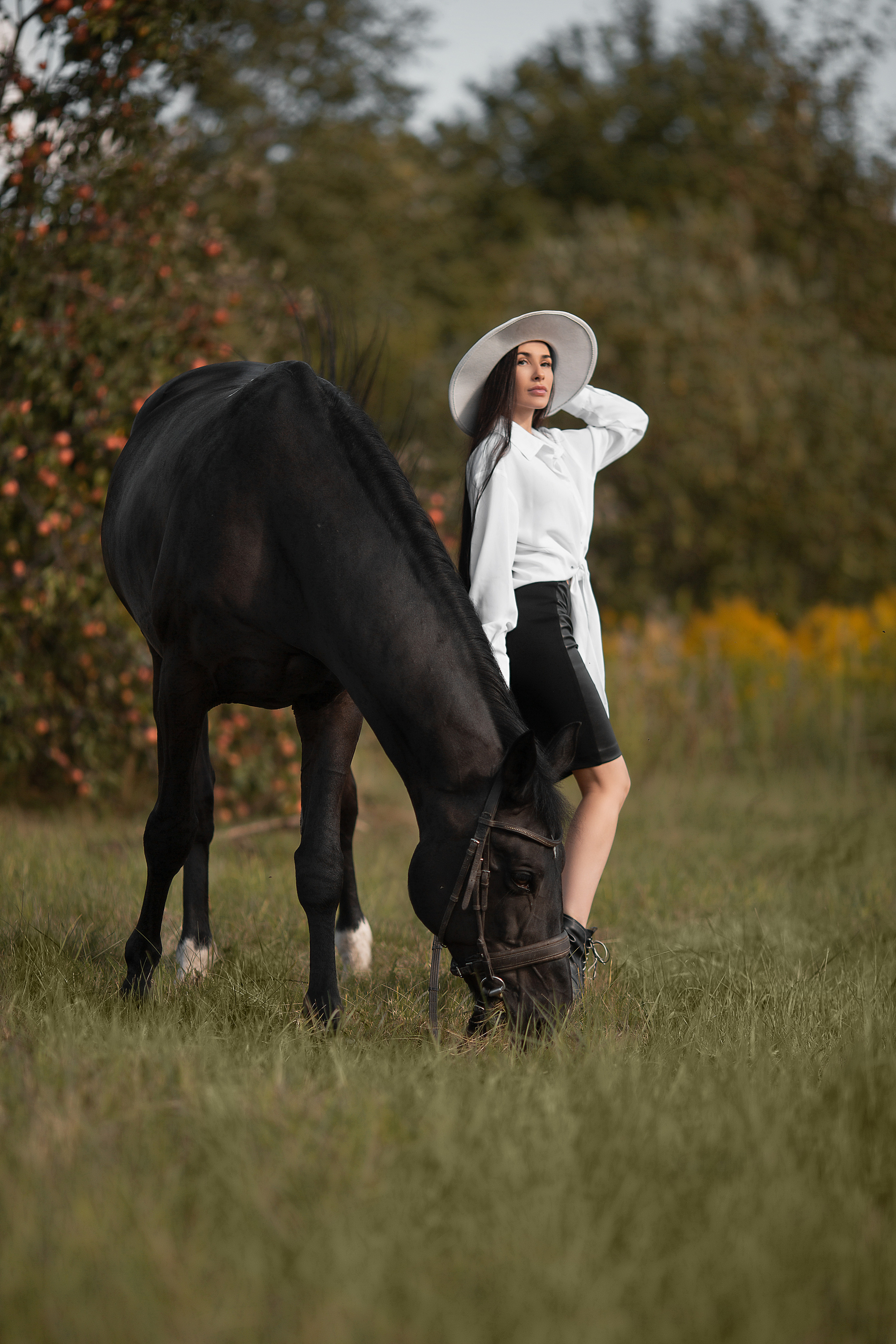 Диана и Пиноккио. Фотосессия с лошадьми в Нижнем Новгороде