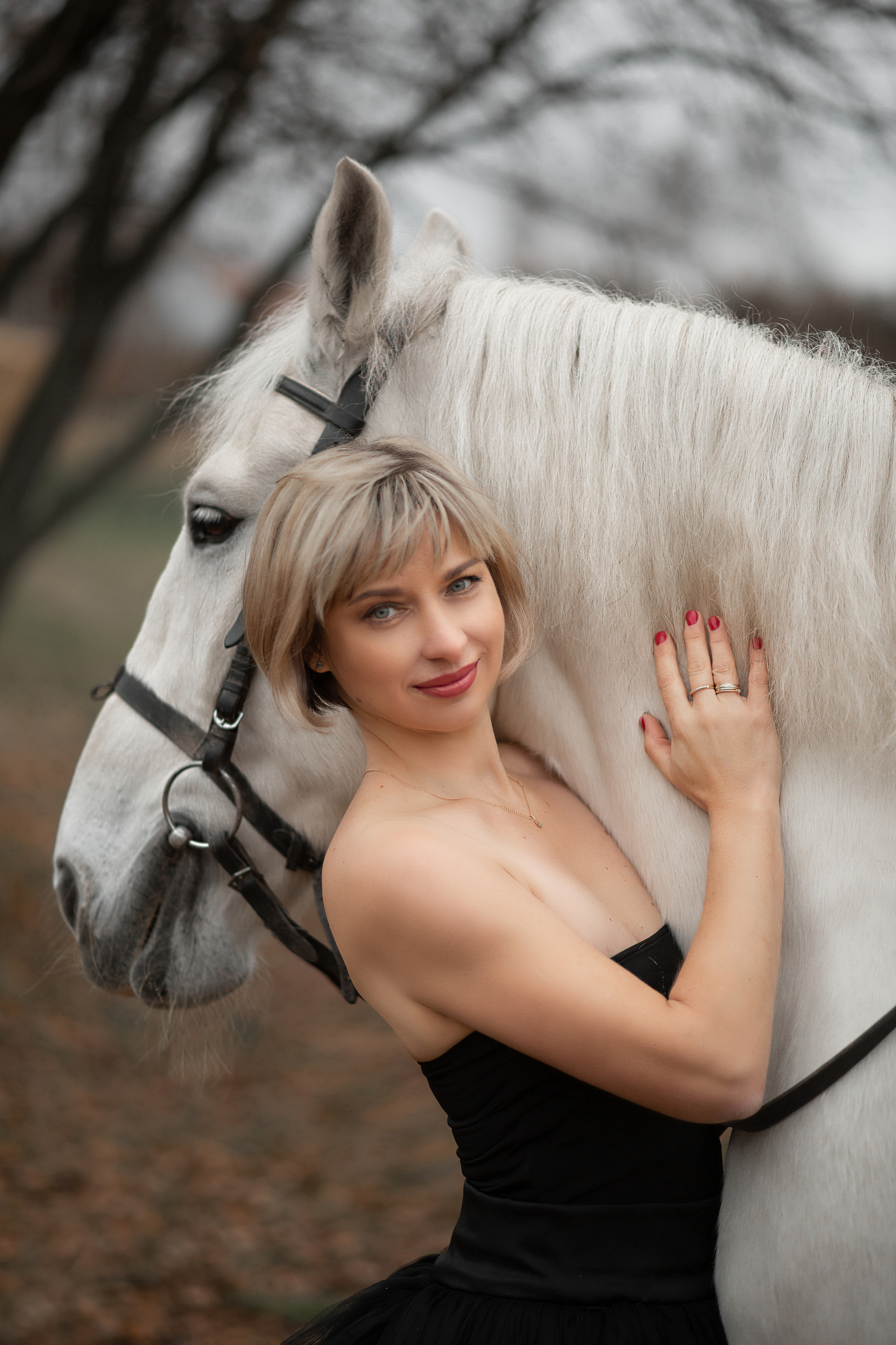 Наталья и Воробей. Фотосессия с лошадьми в Нижнем Новгороде