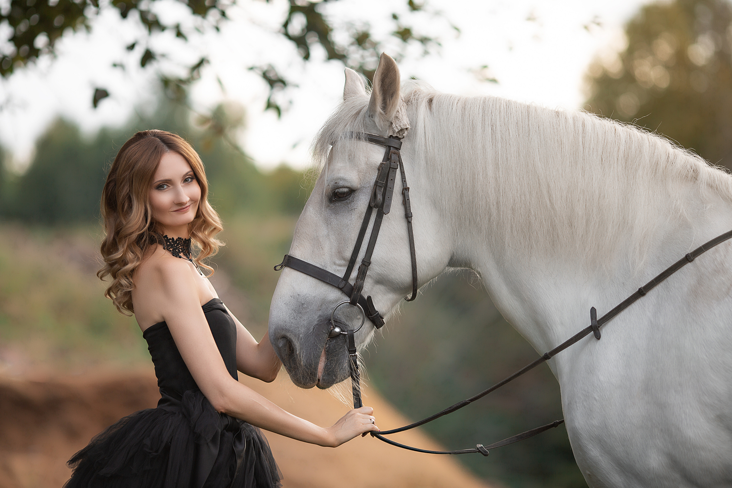 Фотосессия Елены и Воробья. Фотосессия с лошадьми в Нижнем Новгороде