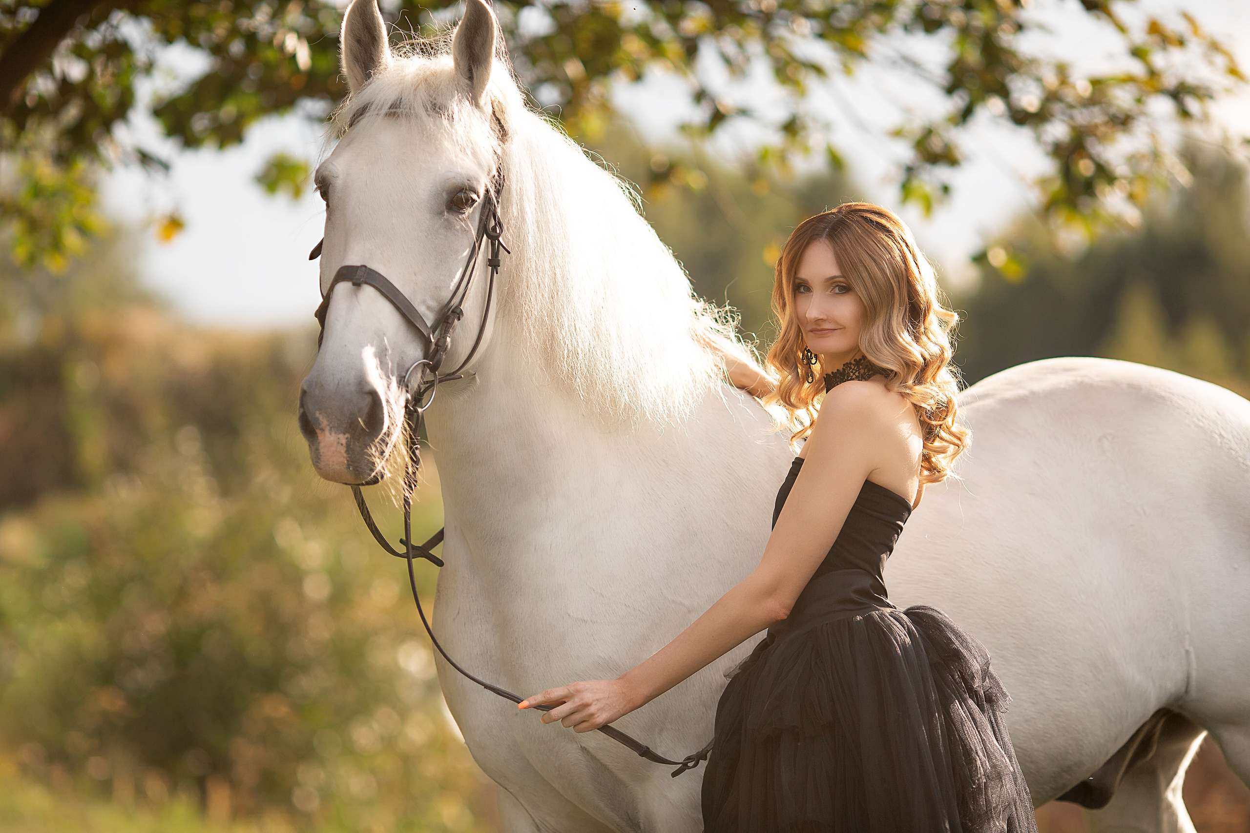 Фотосессия Елены и Воробья. Фотосессия с лошадьми в Нижнем Новгороде