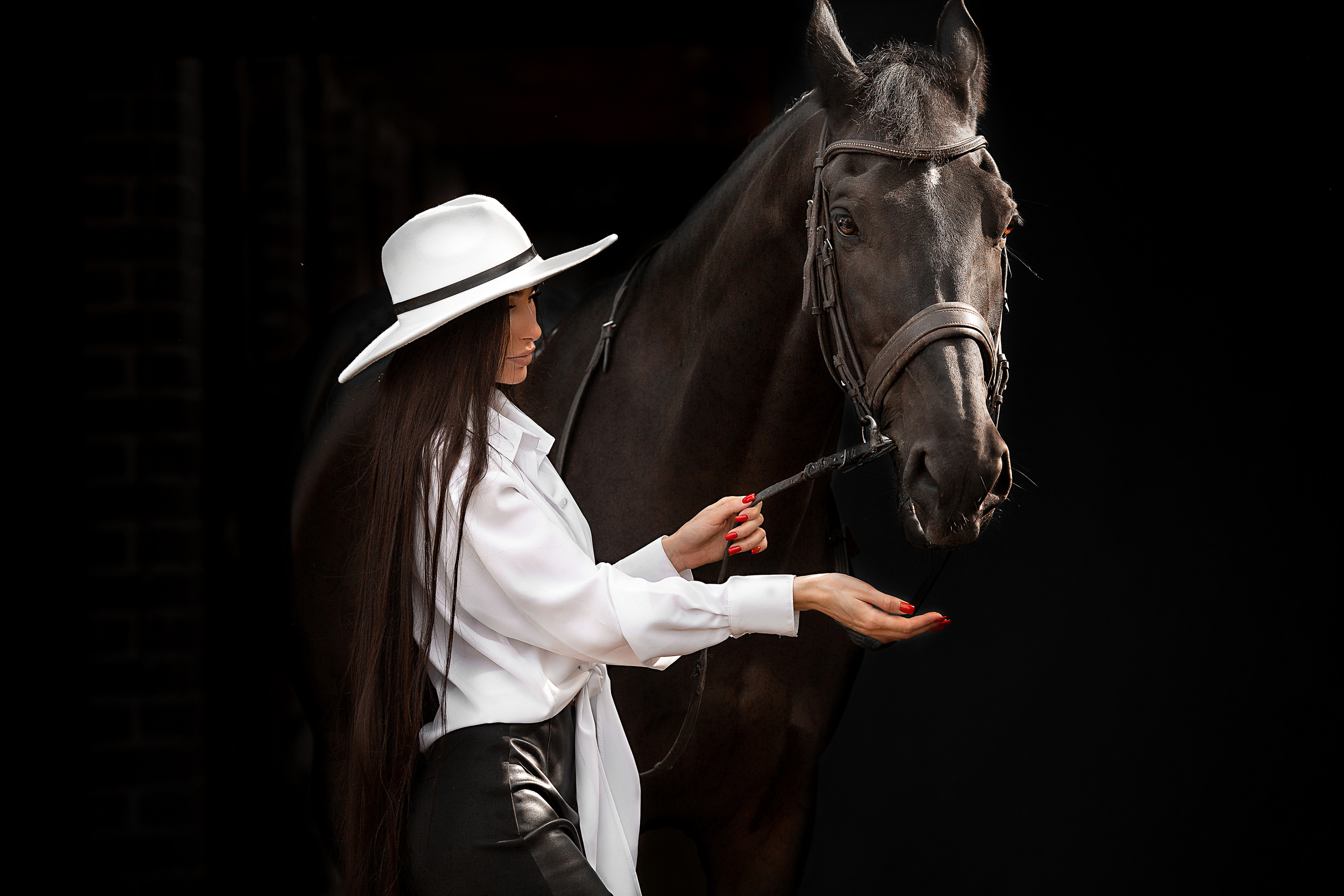 Диана и Пиноккио. Фотосессия с лошадьми в Нижнем Новгороде