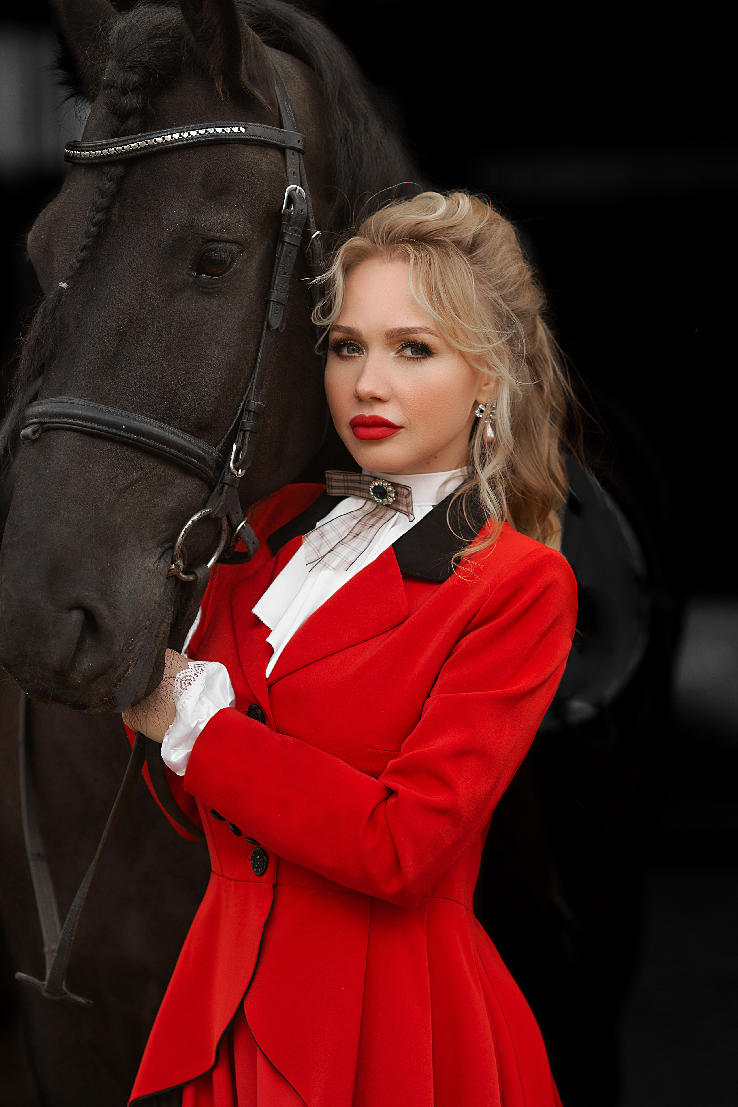 Софья и Доминик (КСК «Курцево»). Фотосессия с лошадьми в Нижнем Новгороде