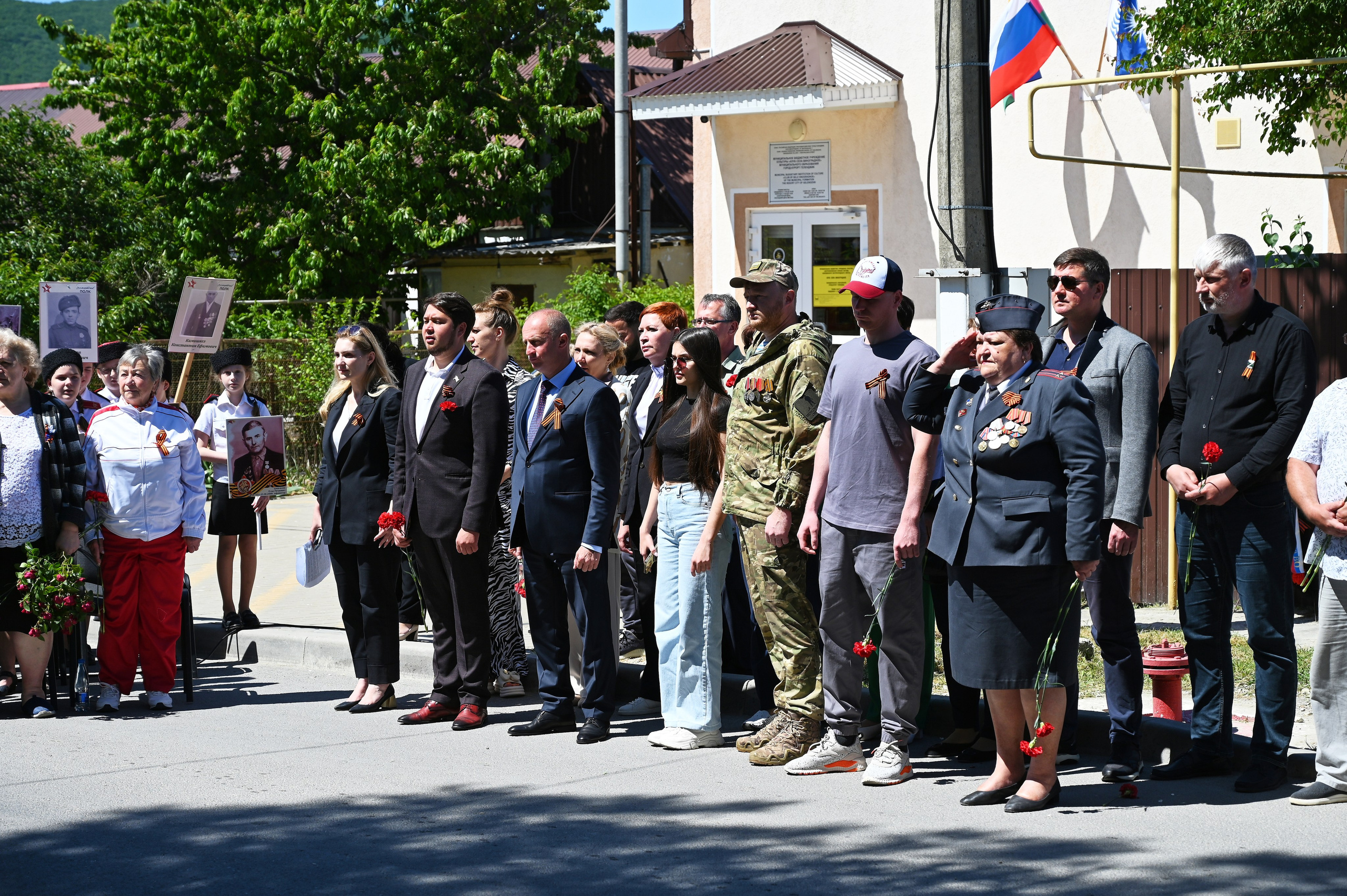 Митинг в с. Виноградное. Жизнь курорта Кабардинка в фотографиях