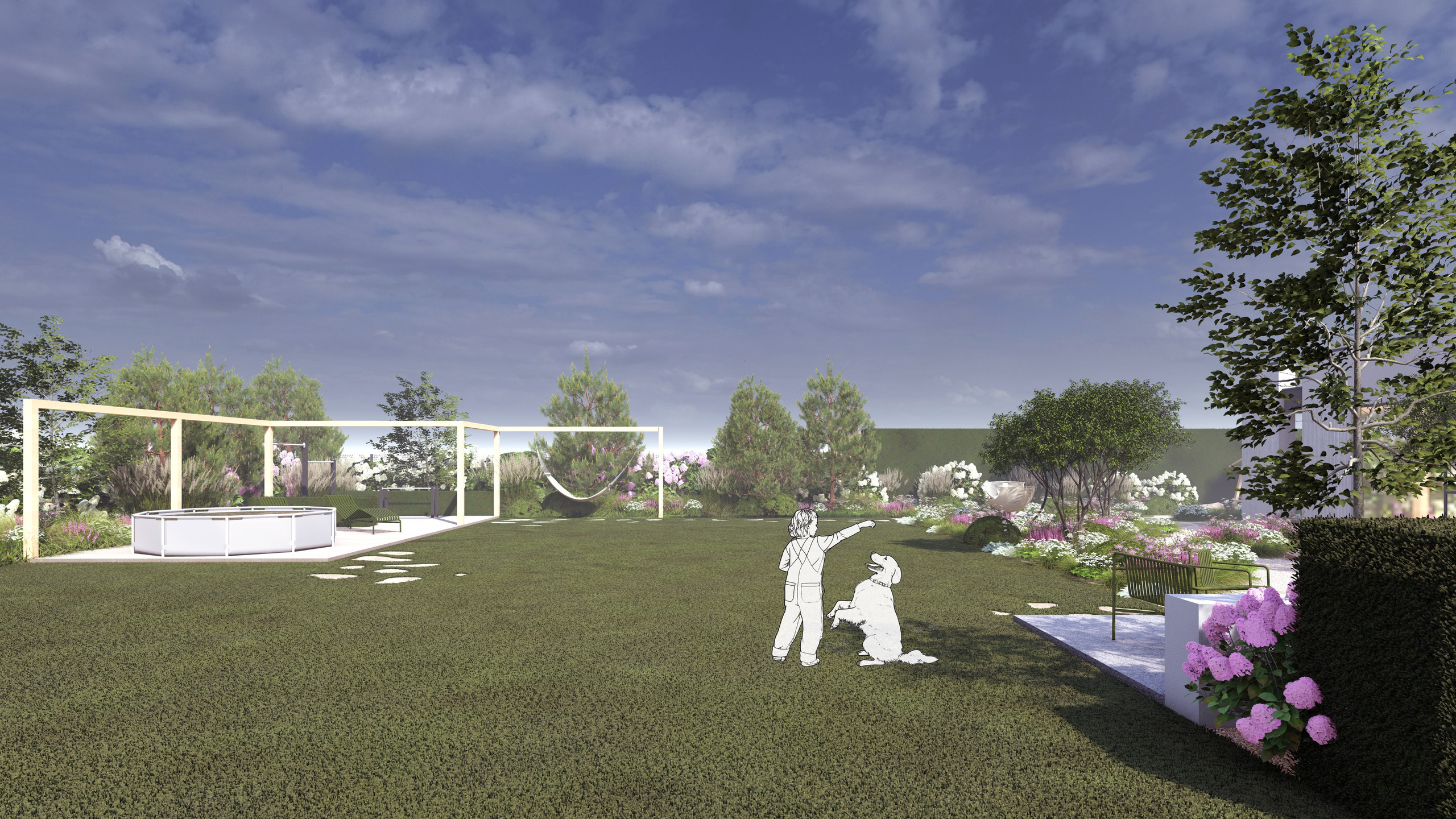 PROJECT IN W. LA. Ландшафтный дизайн в Минске и Гродно