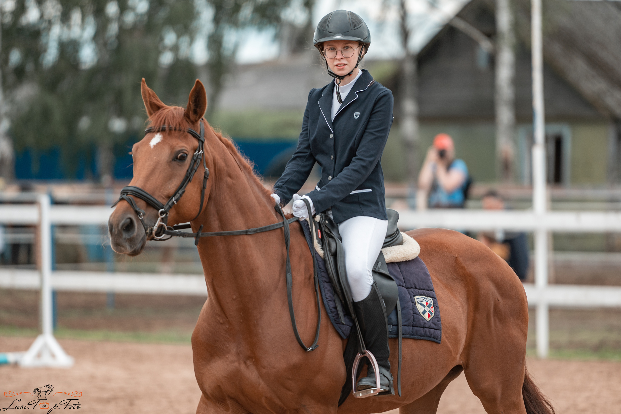 КК Резвая открытая тренировка, летний кубок. Конный и фотограф с животными в Твери Топталова Люся