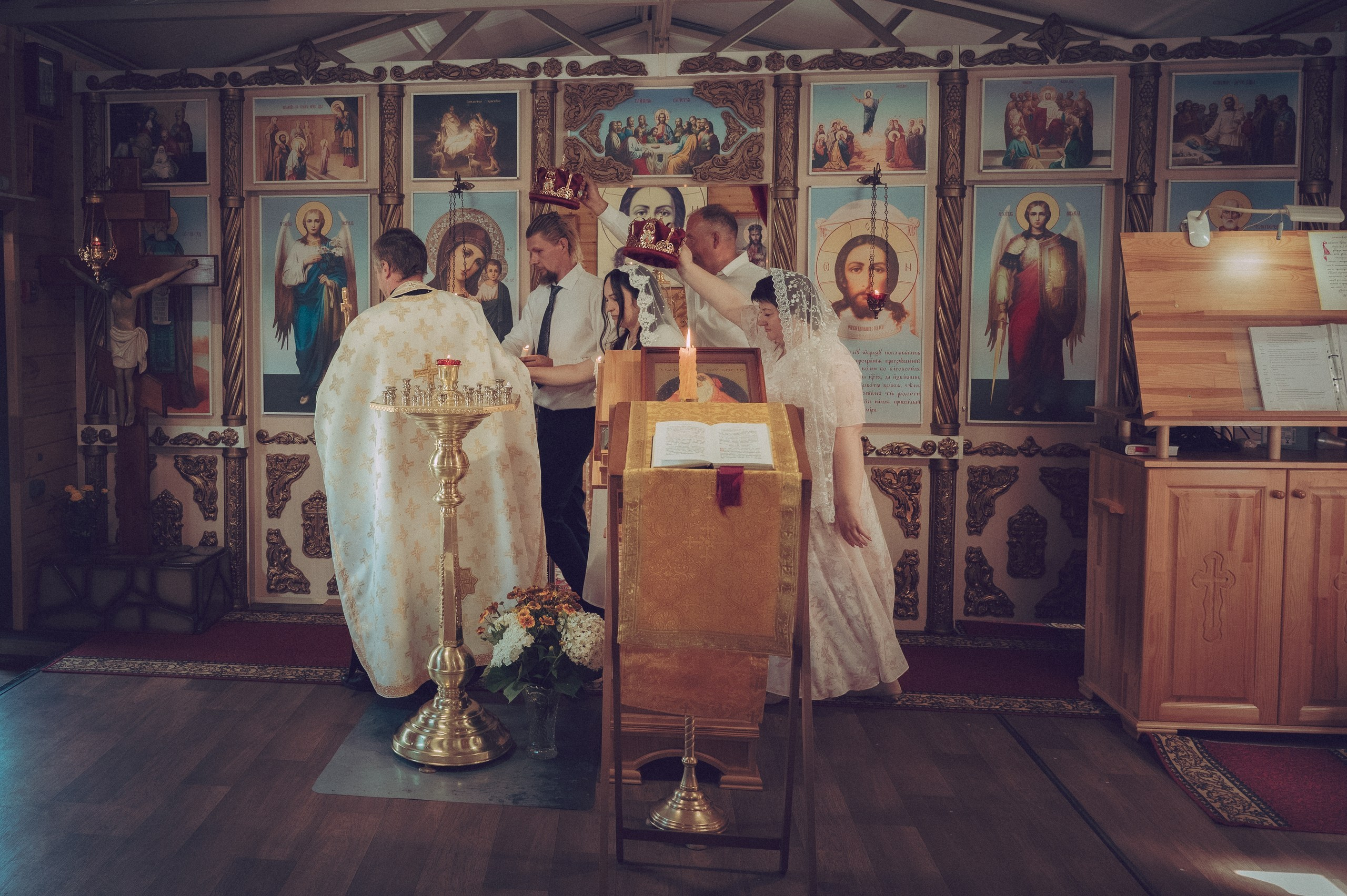 Венчание в храме Казанской Иконы Божией Матери Тимоново