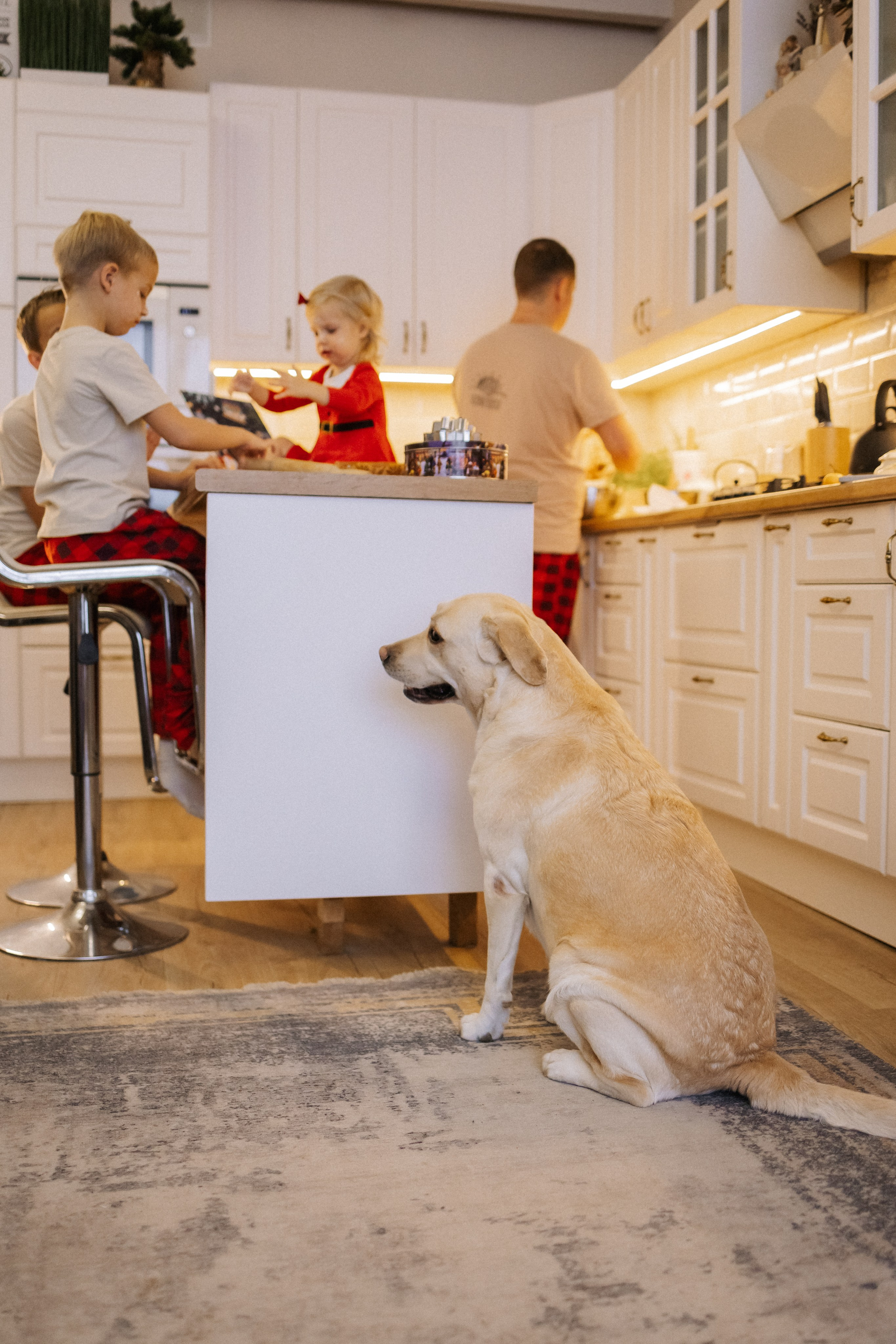 Новогодняя фотосессия дома у Леоновых. Семейный, детский и женский фотограф Дарина Старшинова в Твери