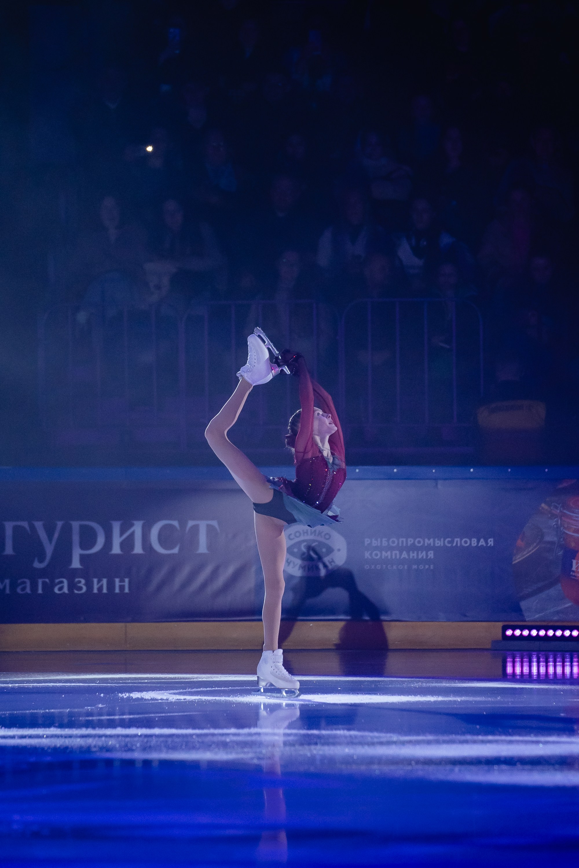 Шоу «Чемпионы на льду» в Новосибирске. Воробьева Ксения — Спортивный и танцевальный фотограф Новосибирск